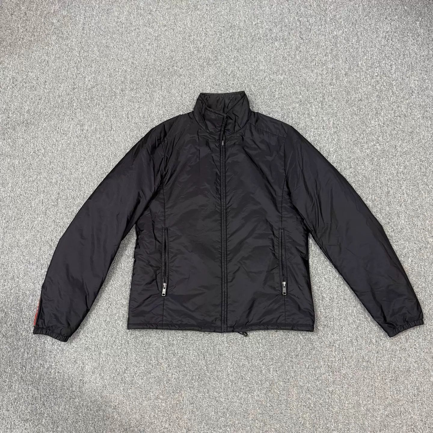 Prada Black Lightweight Zip-Up Jacket Size US S / EU 44-46 / 1 - 1 Thumbnail