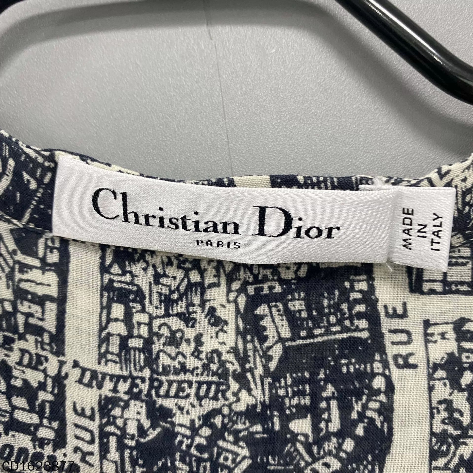 Dior Dior Paris Map Long Sleeve Dress 36 Size XS / US 0-2 / IT 36-38 - 5 Thumbnail