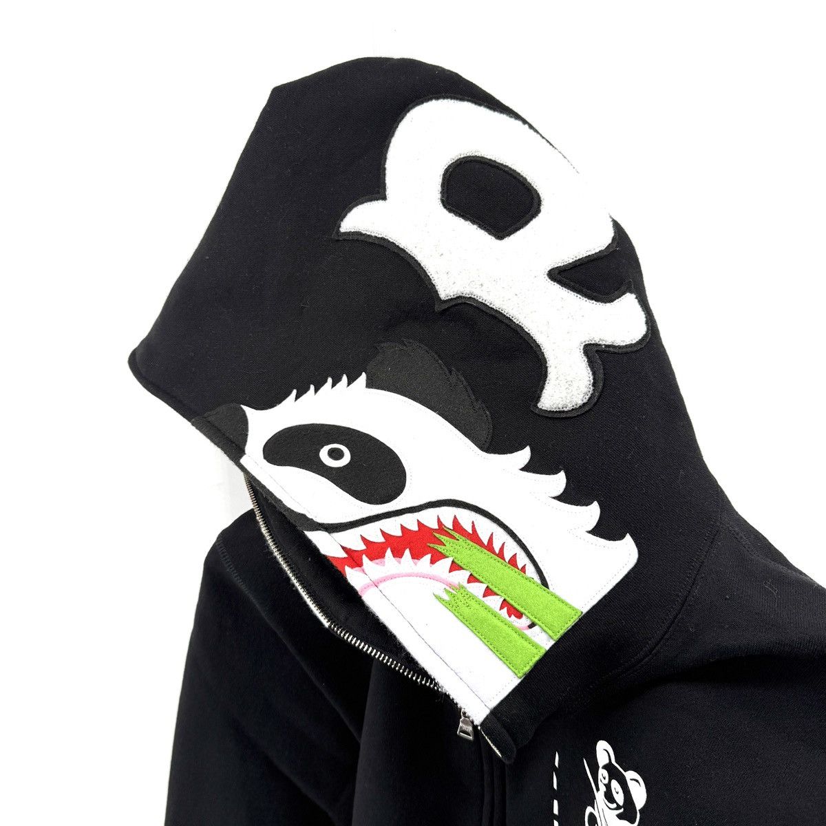 Bape Bape Panda Shark Zip Up Hoodie Size Medium Size US M / EU 48-50 / 2 - 5 Thumbnail