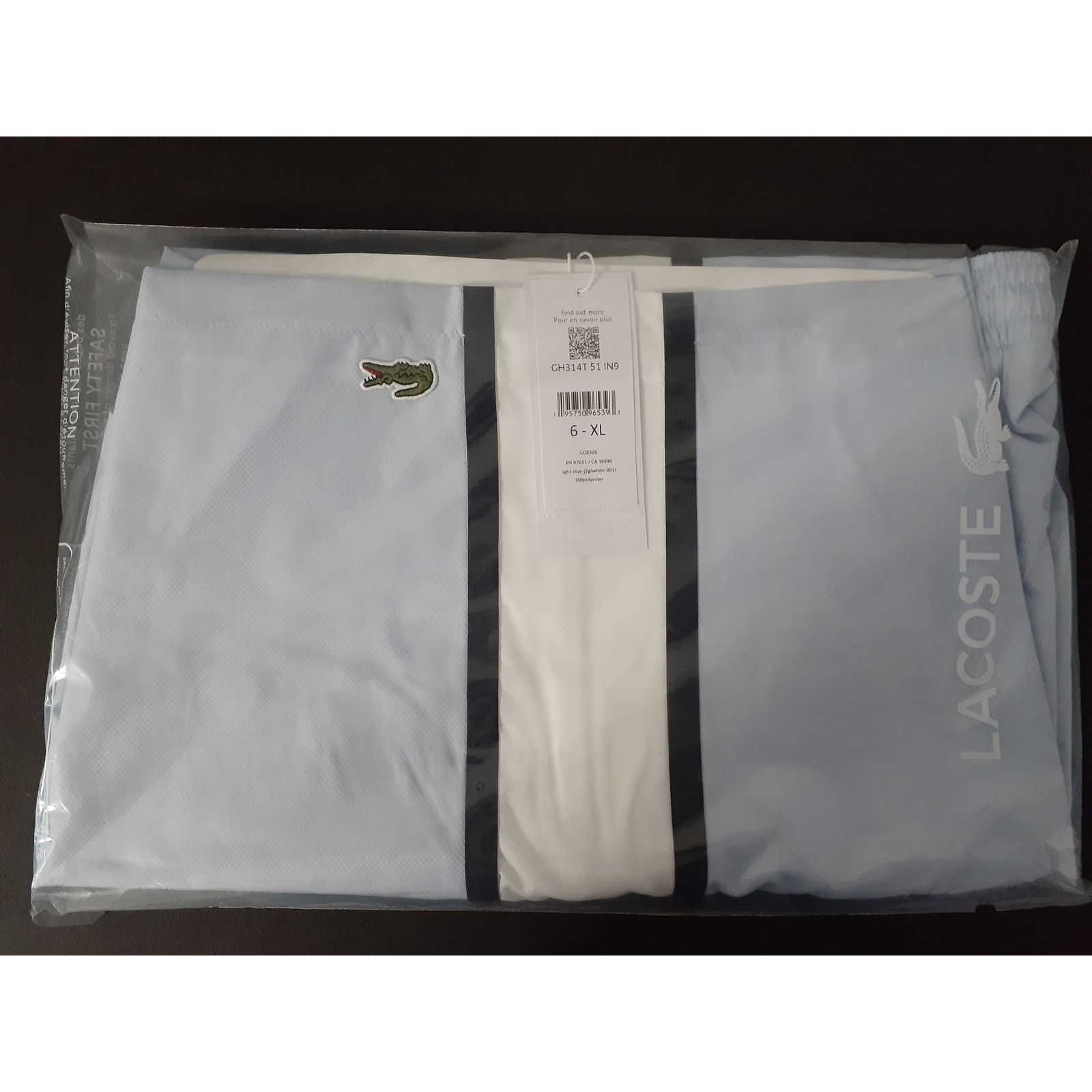 Lacoste Lacoste Men's Taffetas Diamante Classic Fit Shorts XL Size US 34 / EU 50 - 2 Thumbnail