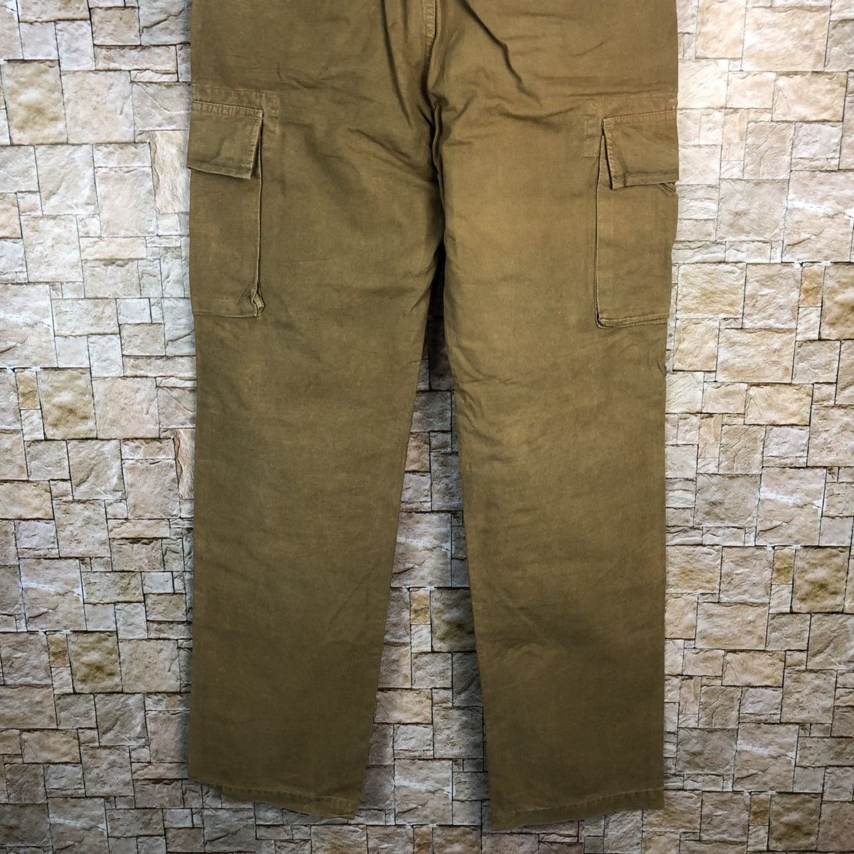 Japanese Brand Dude Drunch Brown Cargo Multipocket Pants #A614 Size US 30 / EU 46 - 18 Thumbnail