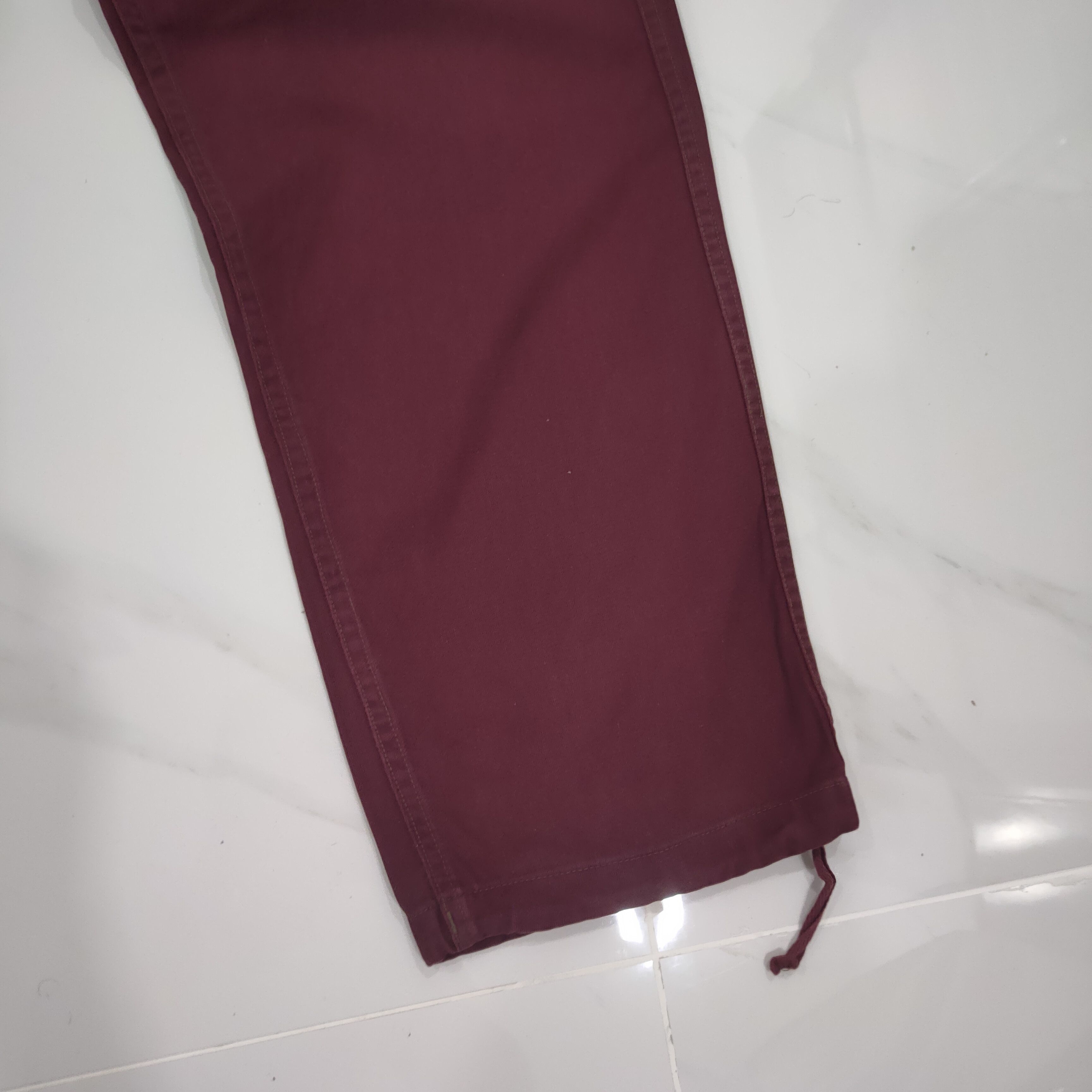 Japanese Brand VINTAGE BUTTON FLY MAROON BAGGY CARGO PANTS Size US 30 / EU 46 - 12 Thumbnail