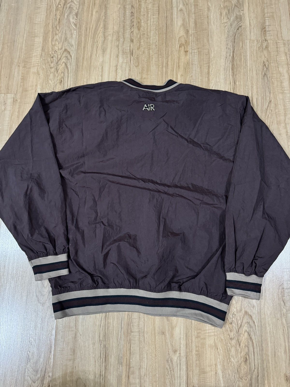 Nike × Vintage VINTAGE NIKE AIR NYLON SWEATER Size US L / EU 52-54 / 3 - 4 Thumbnail