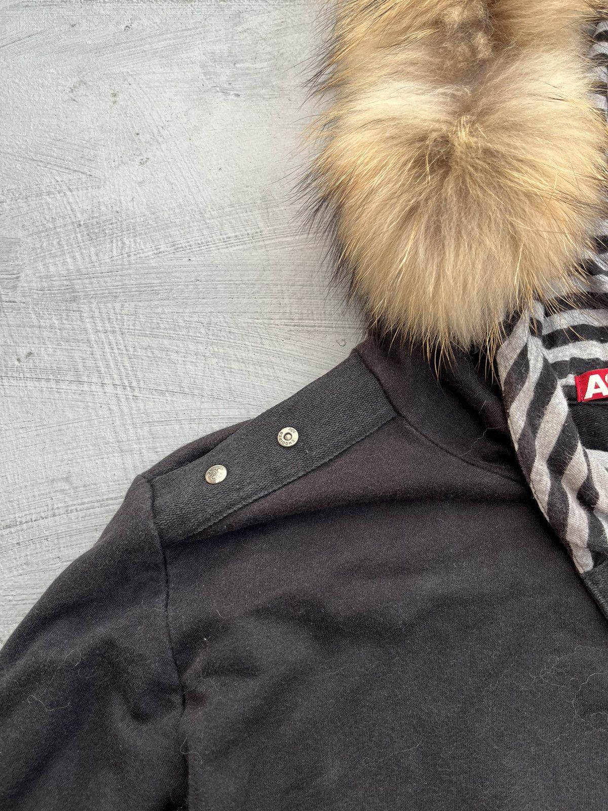 Yasuyuki Ishii FUR HOODIE BONO GOA ASK ENQUIRED LGB PUNK Y2K Size US M / EU 48-50 / 2 - 4 Thumbnail