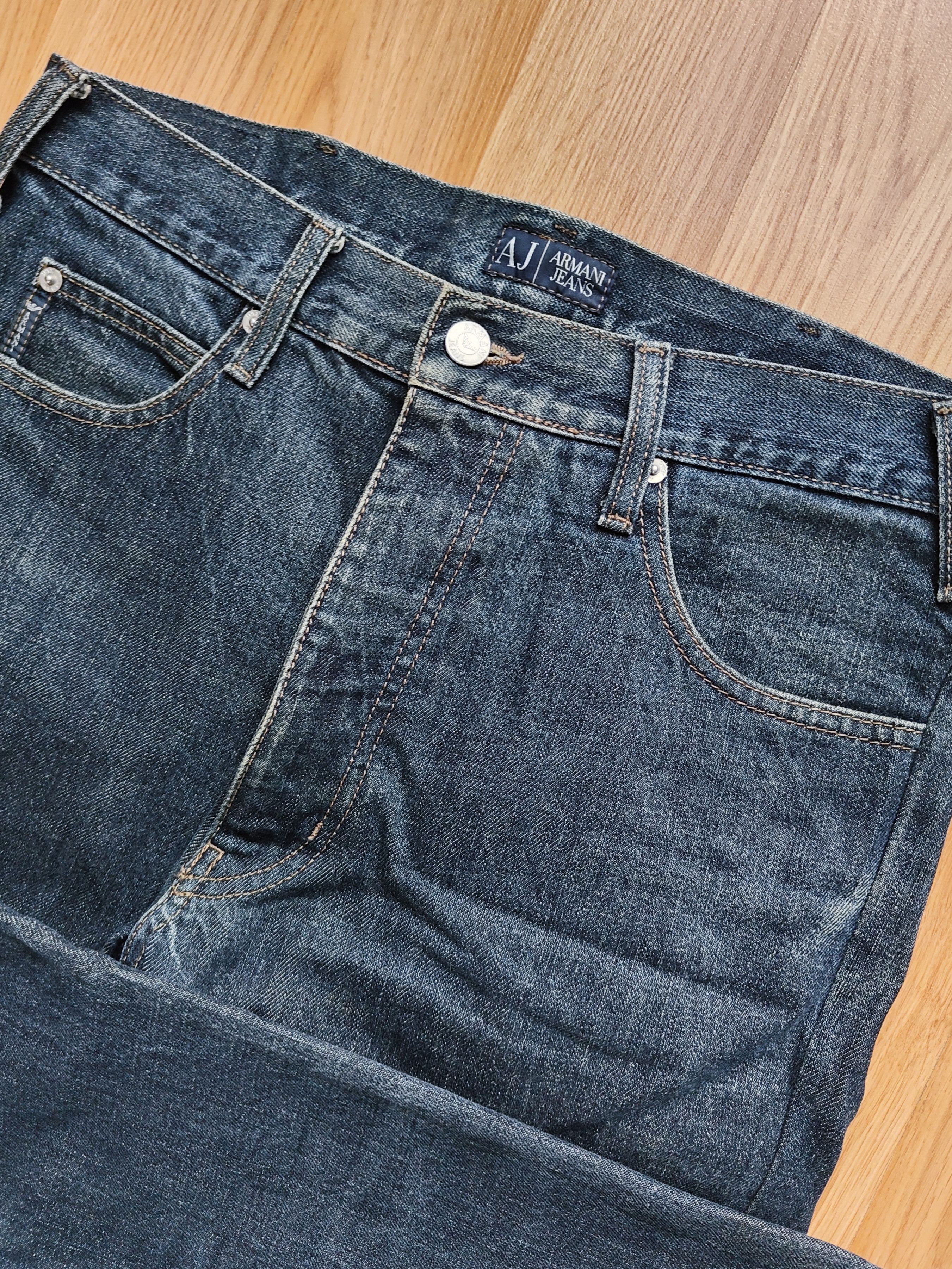 Giorgio Armani Vintage Armani Jeans Indigo 008 Series giorgio armani Size US 32 / EU 48 - 4 Thumbnail