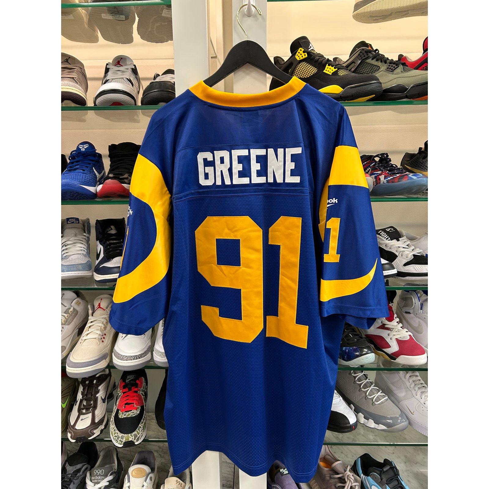 NFL Kevin Greene Los Angeles Rams NFL throwback Jersey size 2XL Size US XXL / EU 58 / 5 - 3 Thumbnail