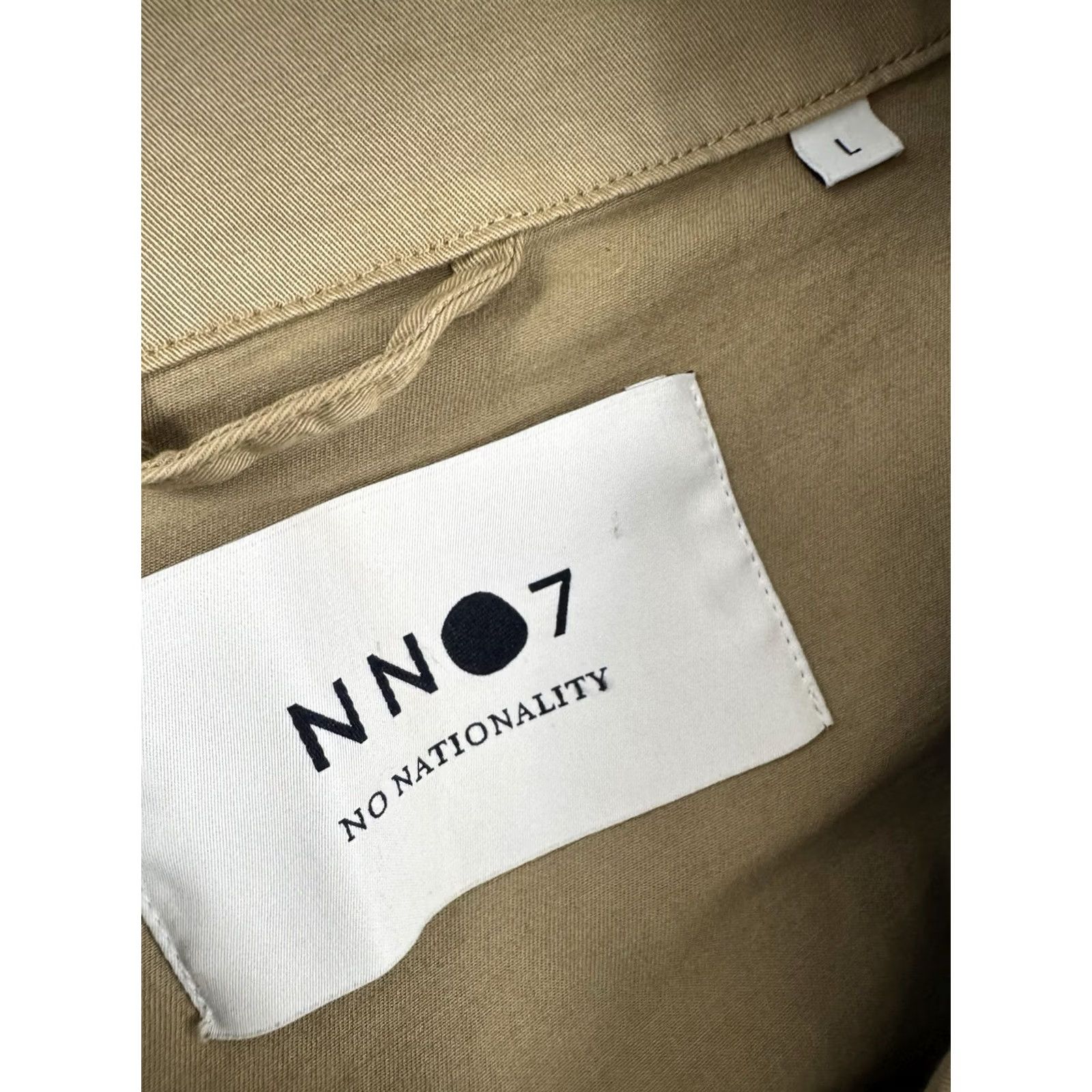 NN07 NN07 BERNER 1004 No Nationality 4 Pocket Safari Ranch Overshirt Jacket L Khaki Mens Size US L / EU 52-54 / 3 - 5 Thumbnail