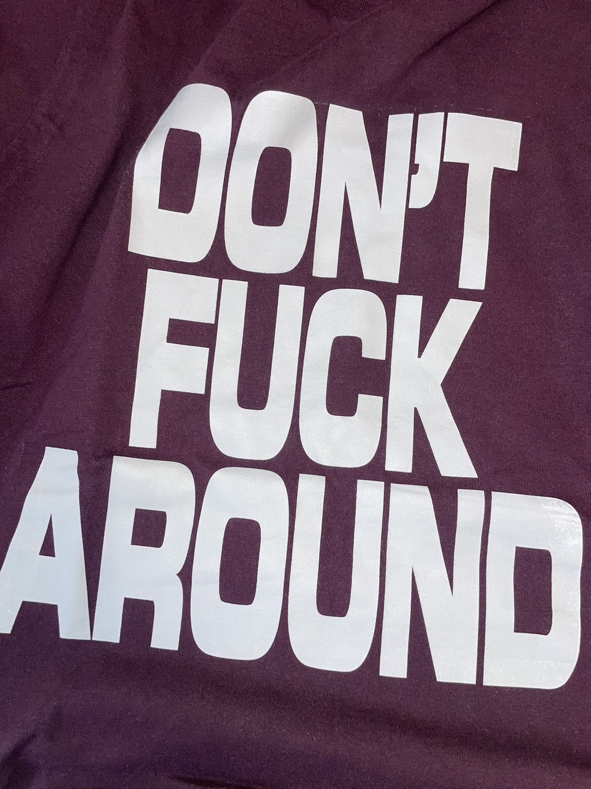 Supreme Supreme “Don’t fuck around” tee Size US L / EU 52-54 / 3 - 4 Thumbnail