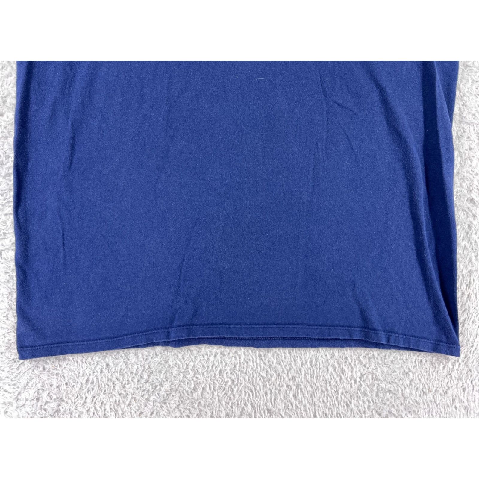 Nike Nike Shirt Men Medium Blue Spellout Swoosh Short Sleeve Crew Neck 100% Cotton US Activewear Sports Graphic Print Mens Size US M / EU 48-50 / 2 - 6 Thumbnail