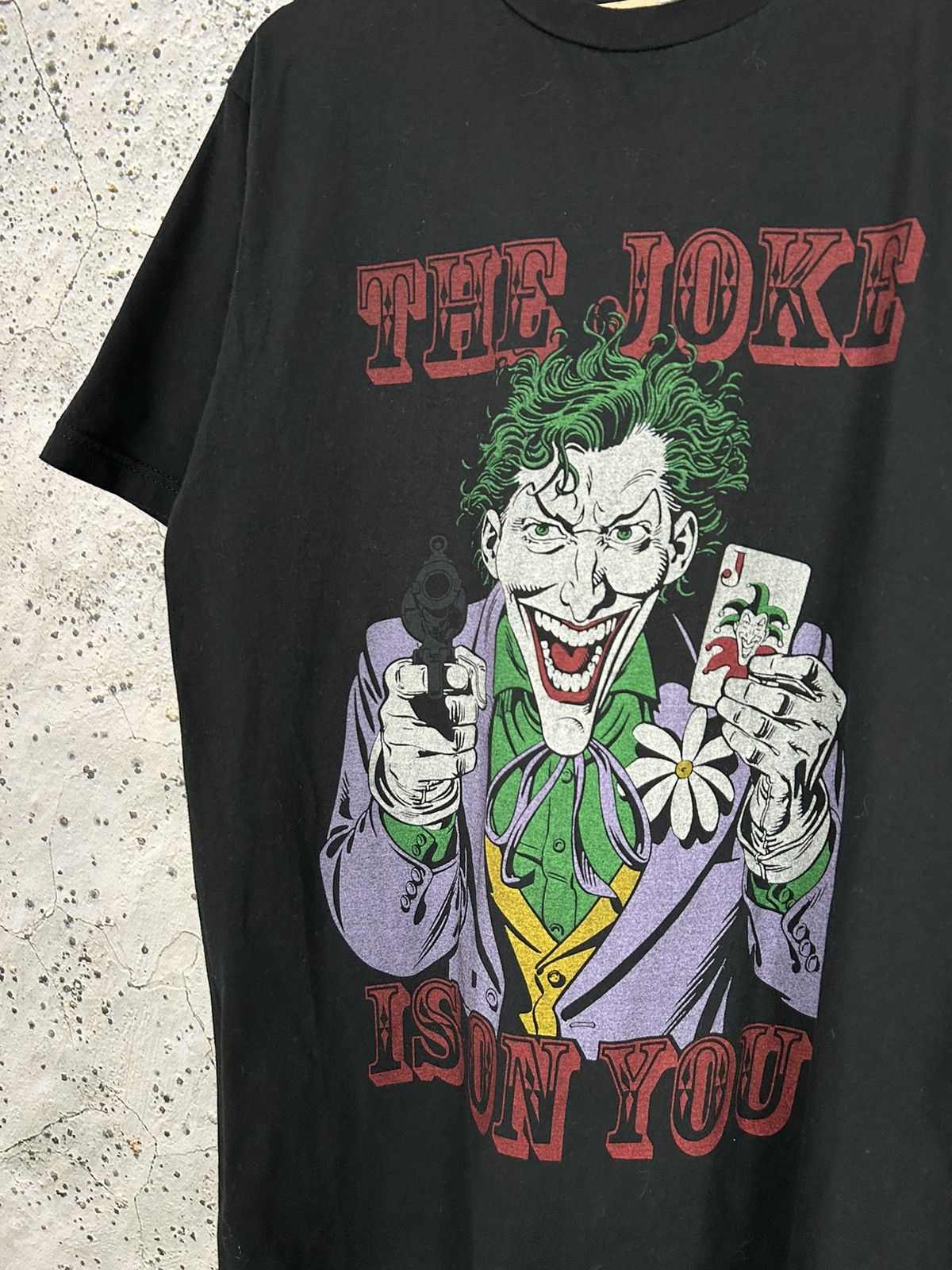DC Comics × Vintage Vintage Joker 2005 Rare Graphic Tee Movie Batman DC Comics Size US L / EU 52-54 / 3 - 3 Thumbnail