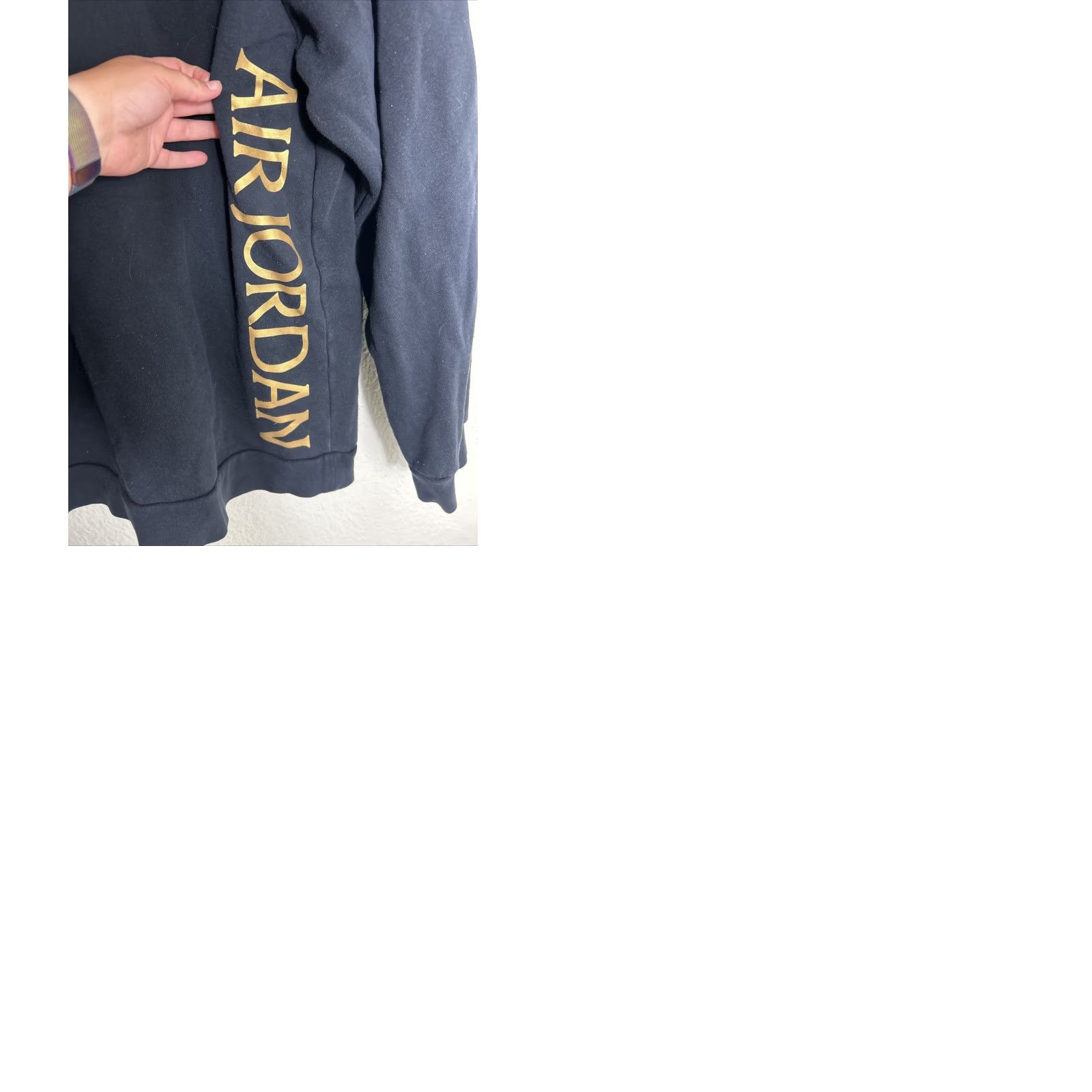 Nike Nike Sweatshirt Men's 2XL Crewneck Jumpman Jordan Air Classic Black/Gold Logo Graphic Print Pullover Regular Fit Size US XXL / EU 58 / 5 - 10 Thumbnail