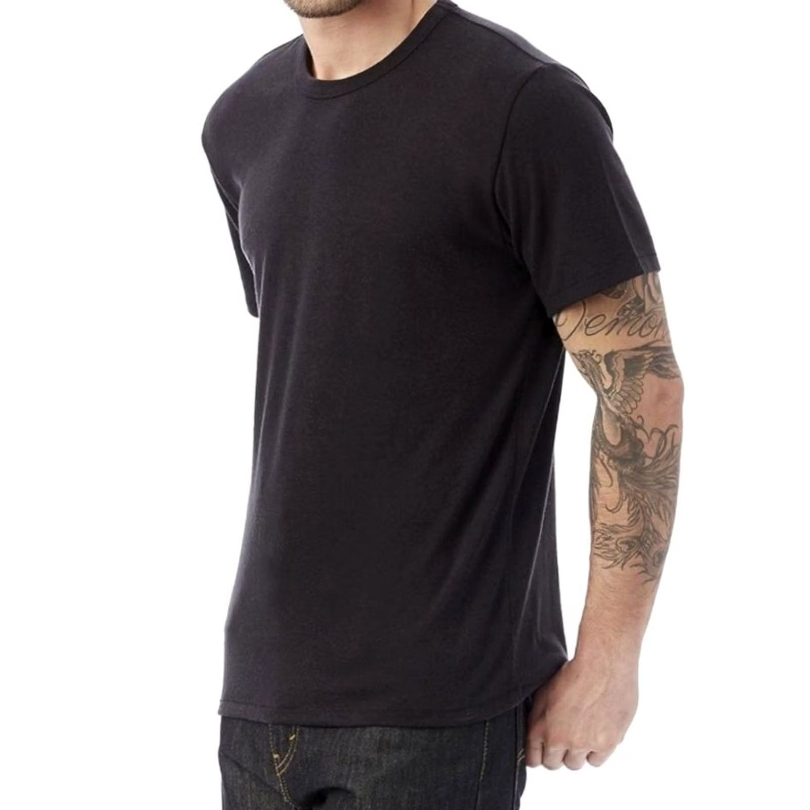 Vintage Alternative Men’s T-Shirt Short Sleeve Tee Black M Size US M / EU 48-50 / 2 - 2 Thumbnail