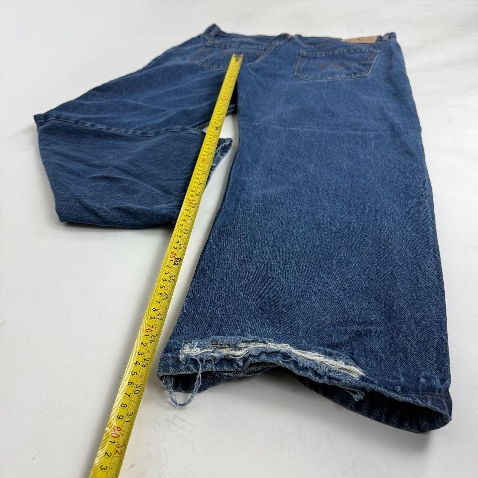 JNCO × Rocawear × Vintage Vintage y2k rocawear archive baggy wide leg stonewash jeans Size US 38 / EU 54 - 3 Thumbnail