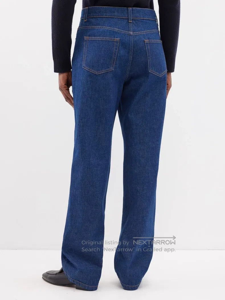 The Row The row size 2 Blue Straight Leg Jeans Size 22" - 2 Thumbnail