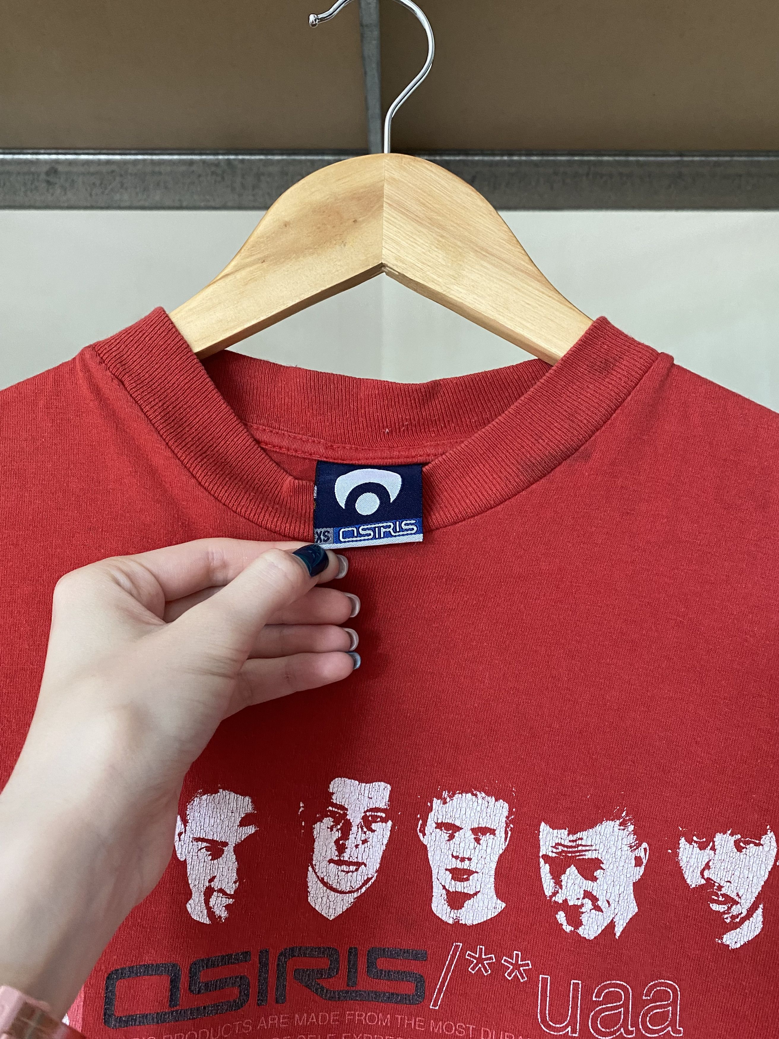 Osiris Osiris Vintage 90s Uaa Skateboarding Red Tee Size US XS / EU 42 / 0 - 3 Thumbnail