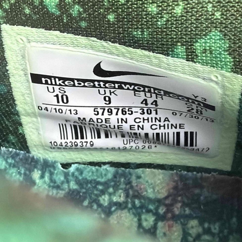 Nike NEW Nike Air Max LeBron X Low Swamp Thing Reptile 579765-301 Size US 10 / EU 43 - 8 Thumbnail
