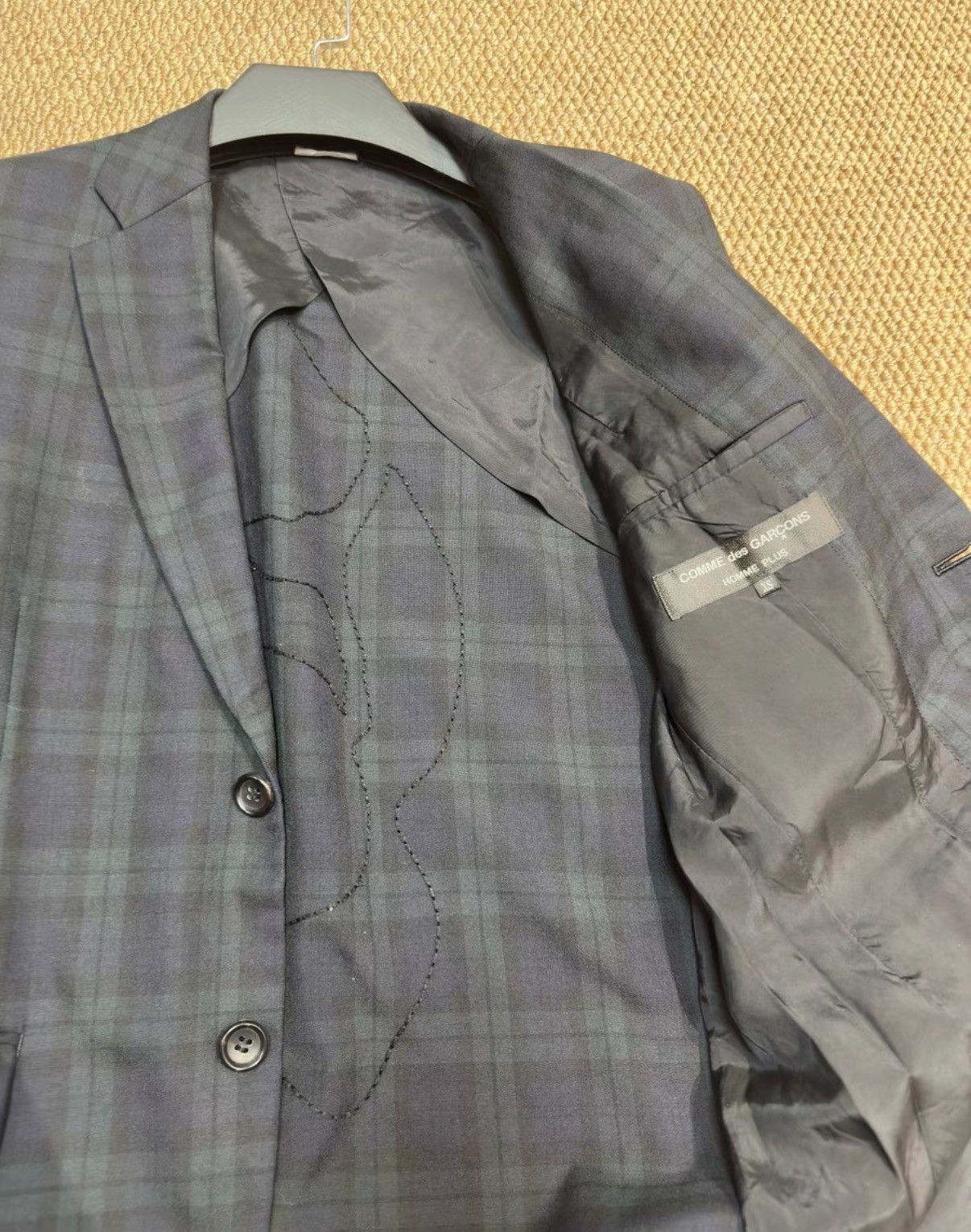 Comme des Garcons Homme Plus Comme des Garcons Homme Plus Skull Plaid Blazer K23 Size US XS / EU 42 / 0 - 3 Thumbnail