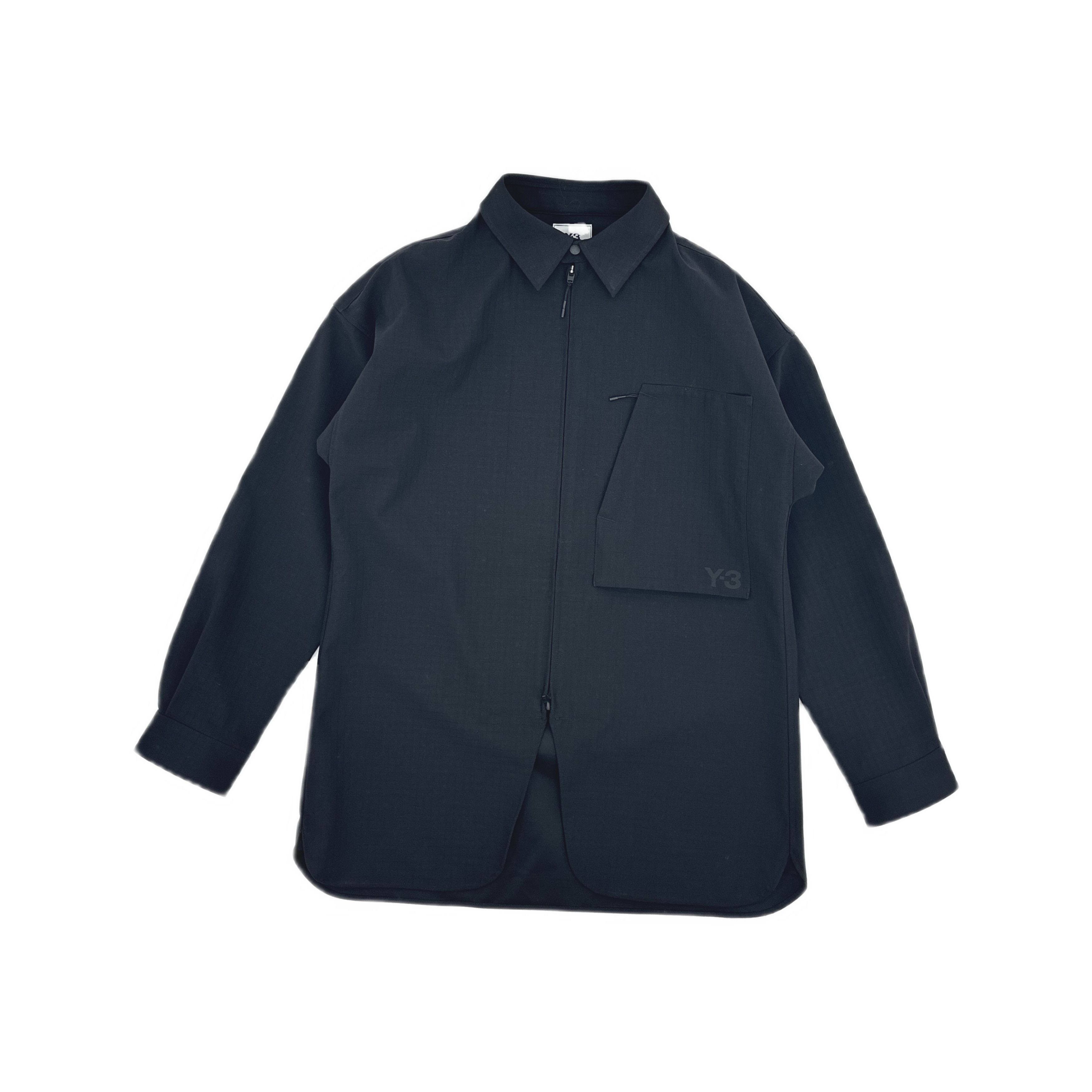 Y-3 Y-3 Grid Pattern Zip Shirt Jacket Size M Size US M / EU 48-50 / 2 - 1 Thumbnail