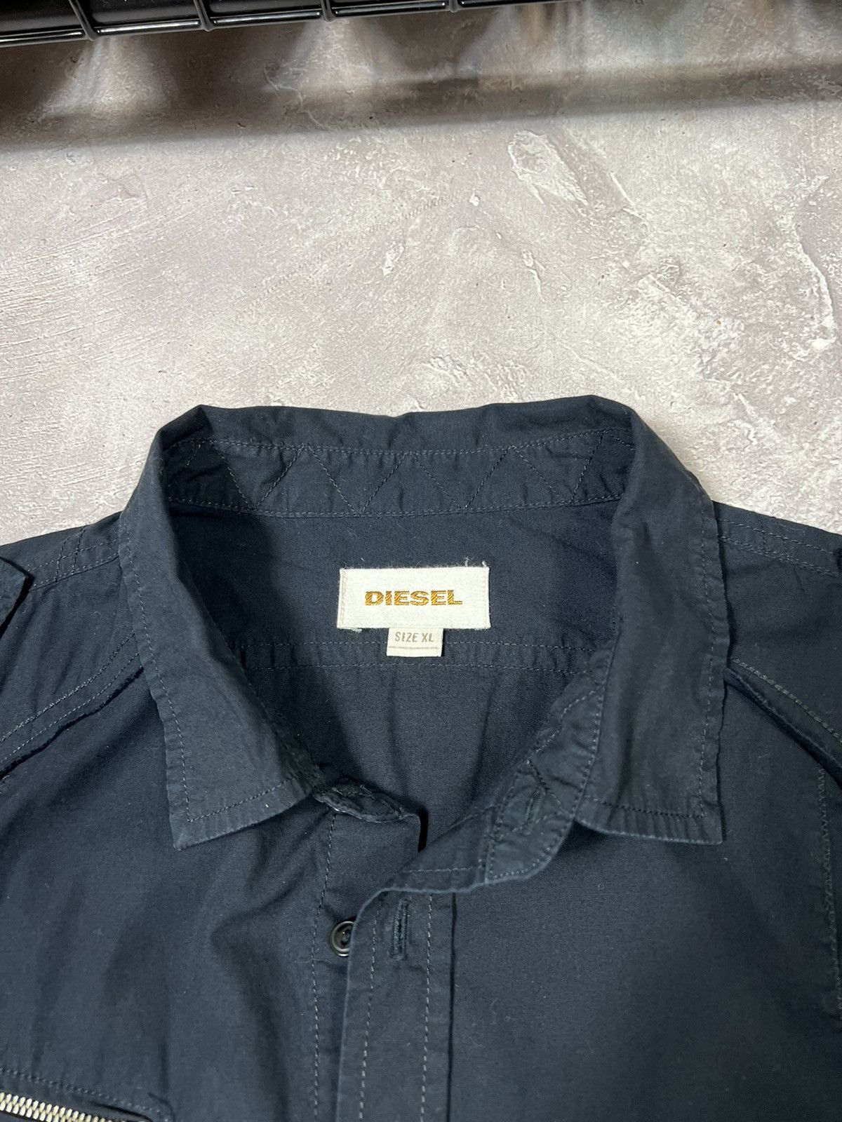 Diesel Vintage Diesel Y2k Avantgarde shirt Size XL / US 12-14 / IT 48-50 - 6 Thumbnail