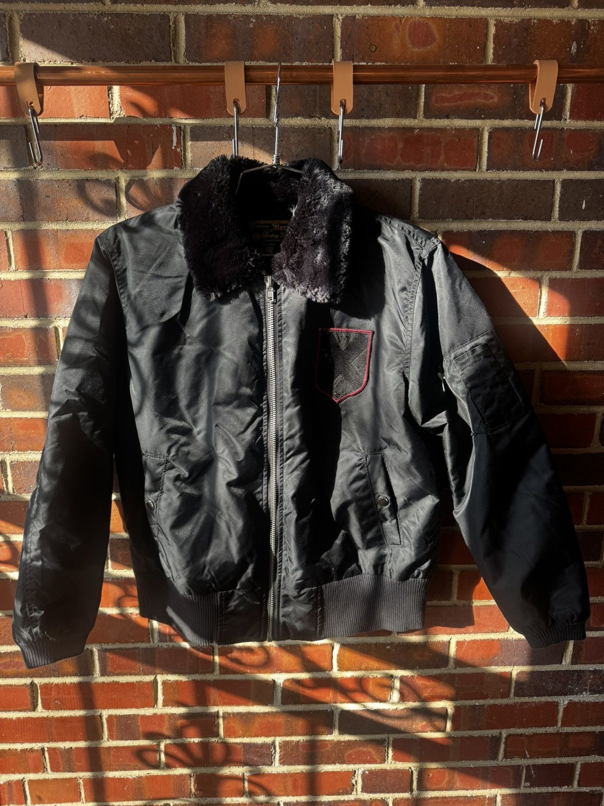 Other Never Sleep Satin Bomber by Rogues Gallery Size US L / EU 52-54 / 3 - 2 Thumbnail