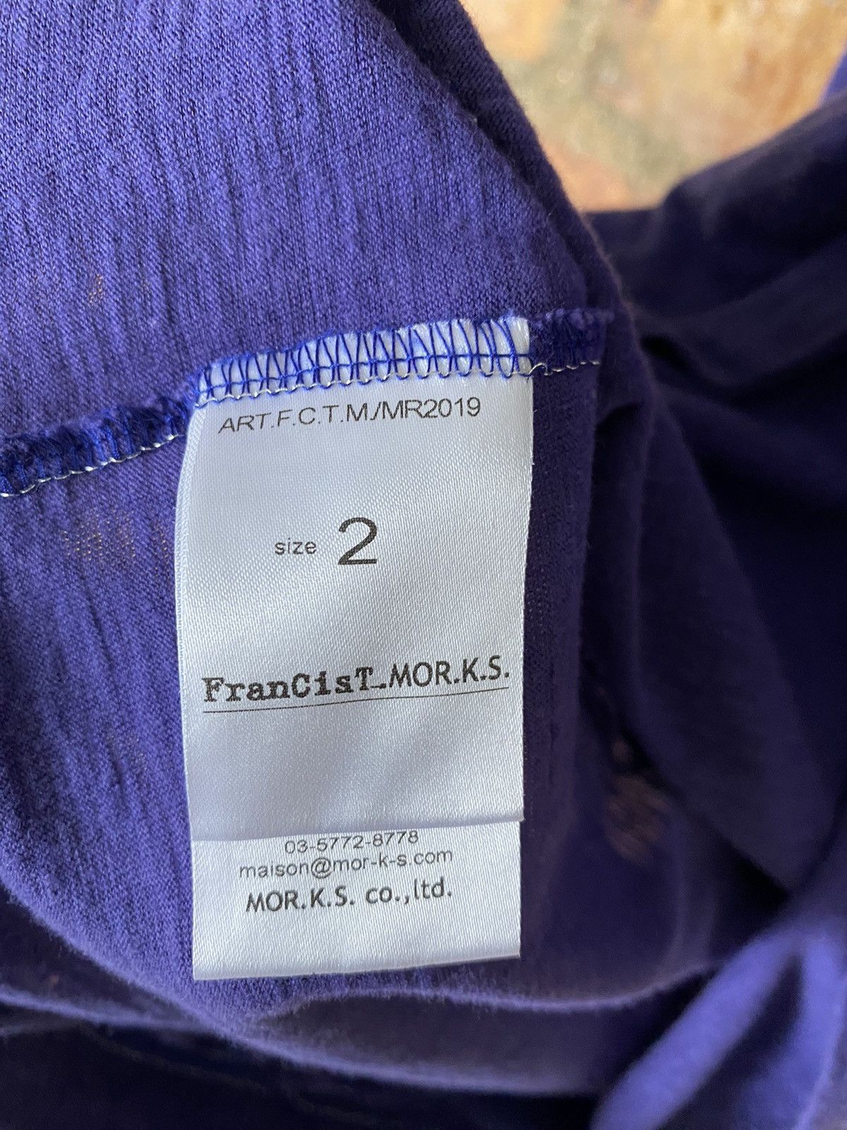 FranCisT MOR.K.S Francist Mor.K.S Japan Skull and Floral tee Size US M / EU 48-50 / 2 - 14 Thumbnail
