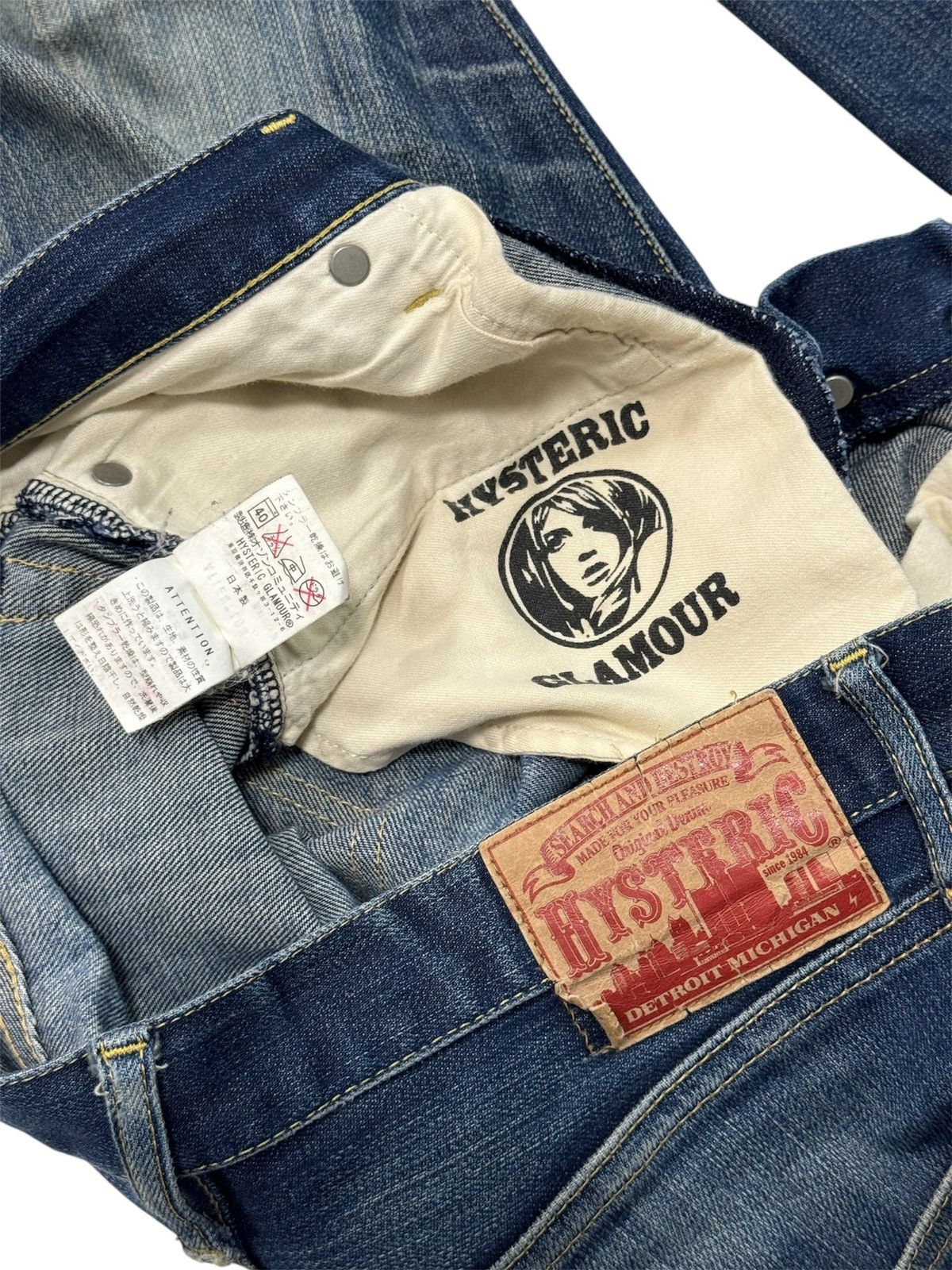Hysteric Glamour × Japanese Brand Hysteric Glamour Jeans Size US 31 - 3 Thumbnail