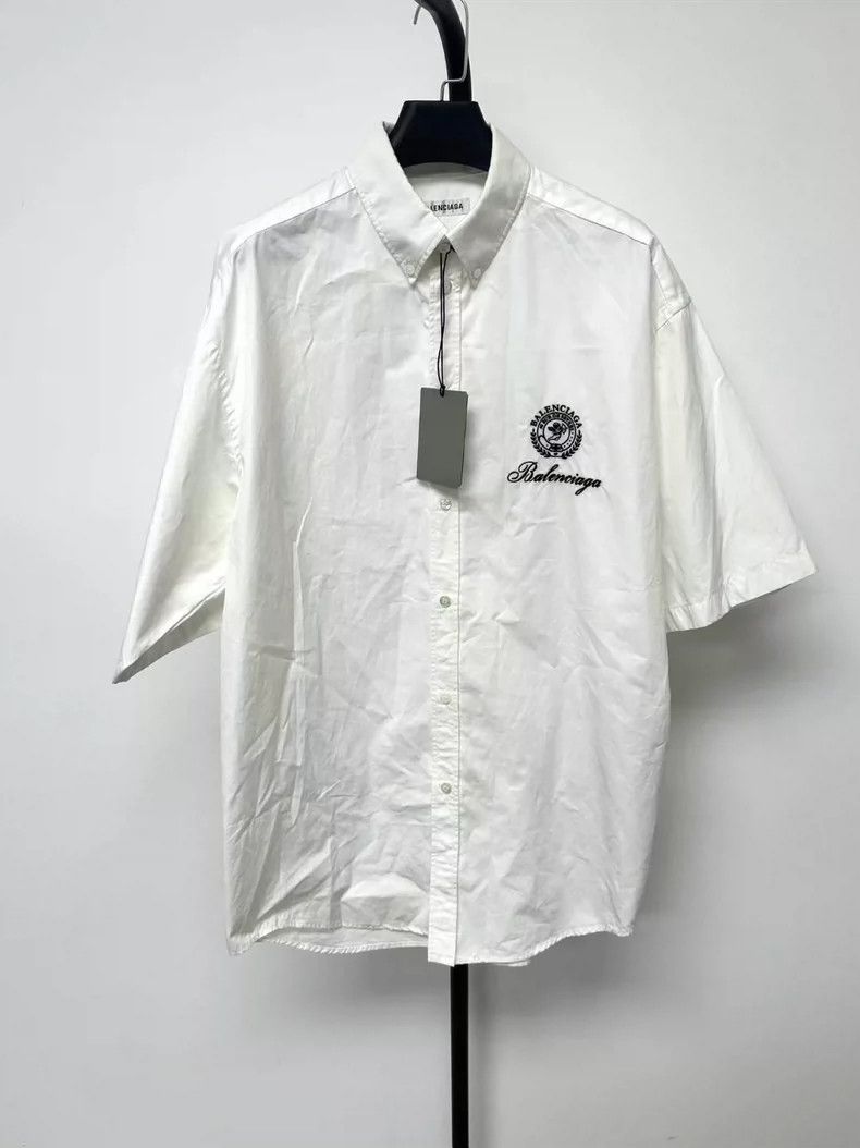 Balenciaga size 34 Cupid logo short sleeve shirt