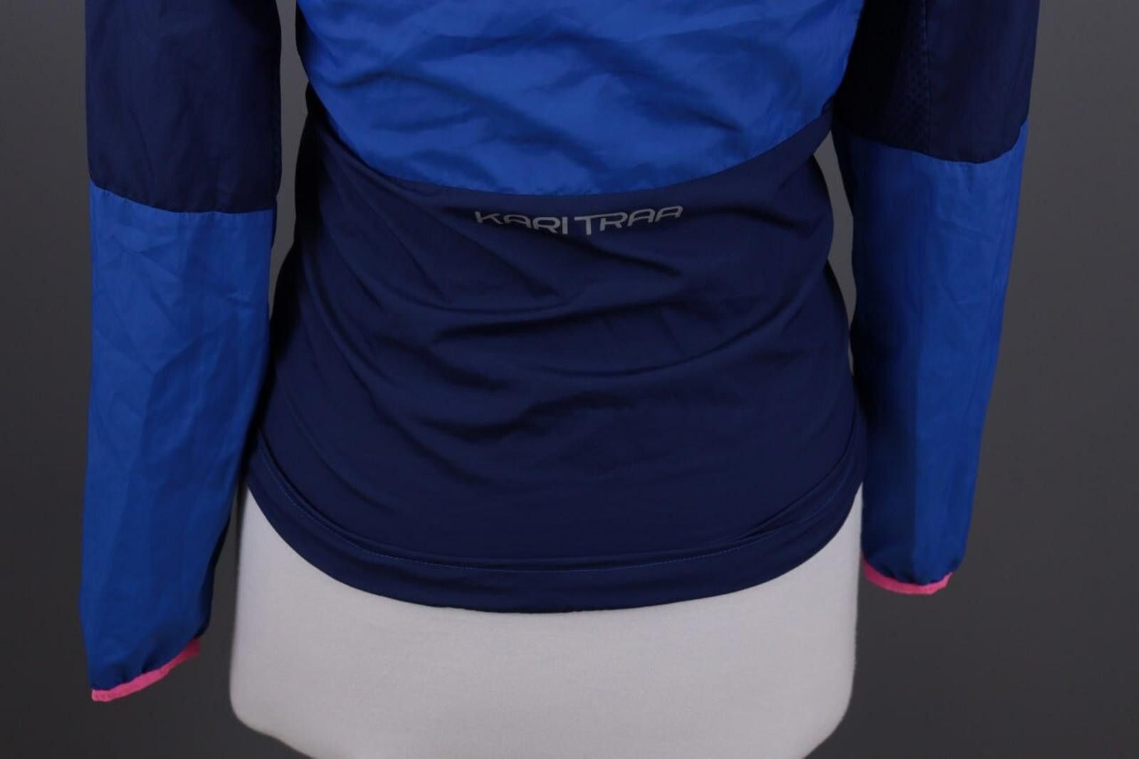 Designer Kari Traa Blue Collorblock Full Zip Waterproof Jacket SzXS Size XS / US 0-2 / IT 36-38 - 11 Thumbnail