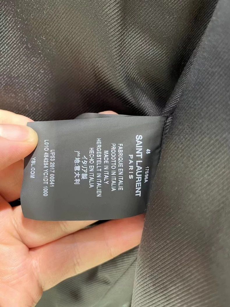 Saint Laurent Paris Saint Laurent Paris Leather motorcycle jacket 2505-Nextarro Size US M / EU 48-50 / 2 - 3 Thumbnail