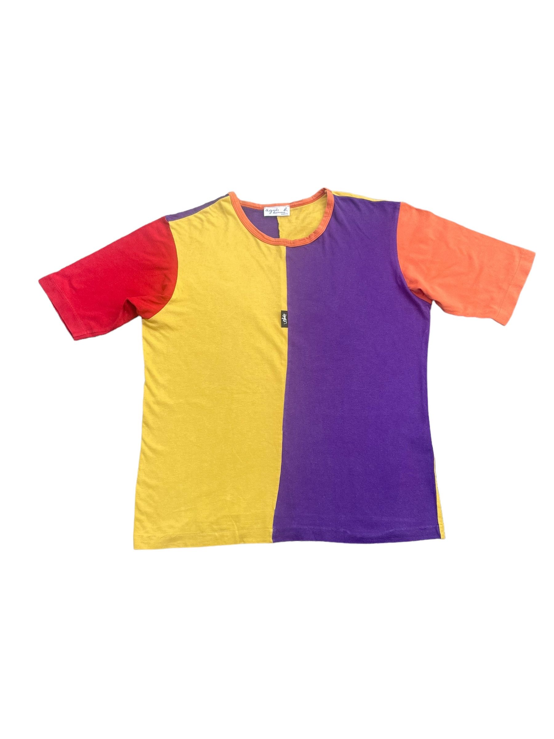 agnes b. Vintage Agnes B Multicolour Tshirt Size US M / EU 48-50 / 2 - 1 Thumbnail