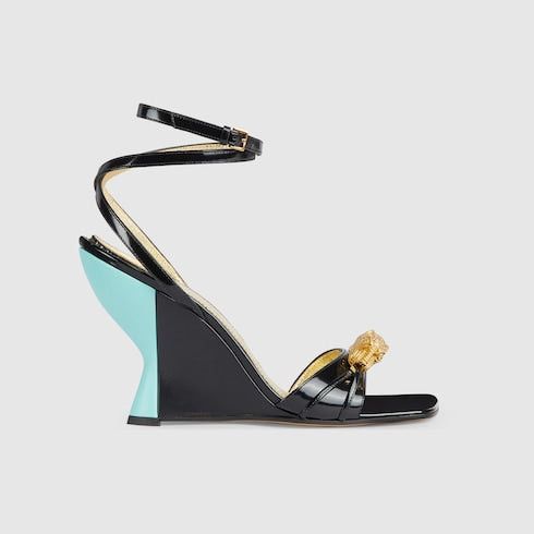 Gucci Snake Hardware High Heel Sandals SIZE 38
