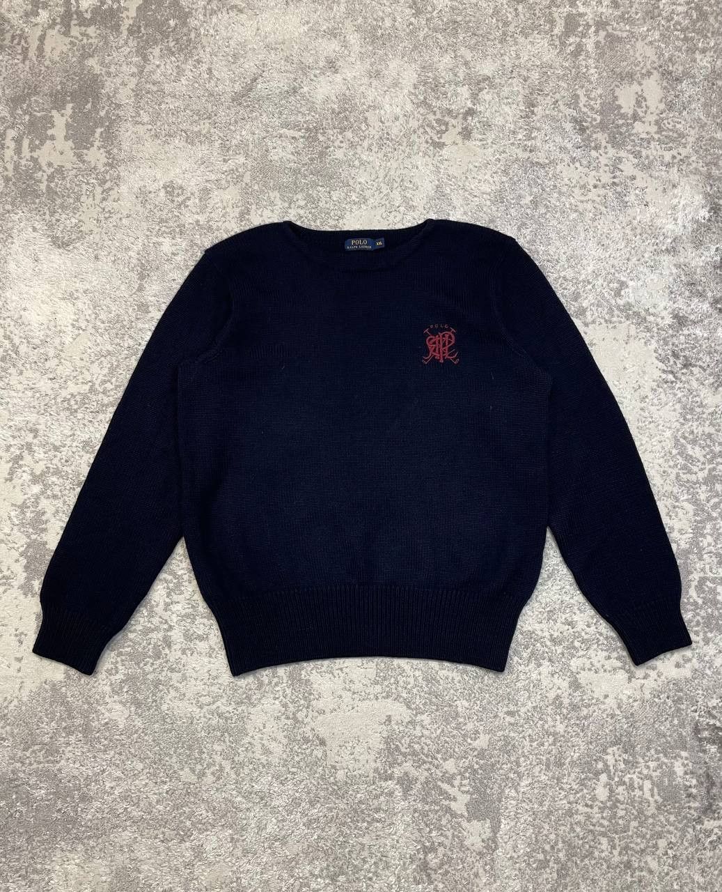 Ralph Lauren Wool Knit Sweater Mens Polo Ralph Lauren Scribble RLPC Logo Size US XXL / EU 58 / 5 - 2 Thumbnail
