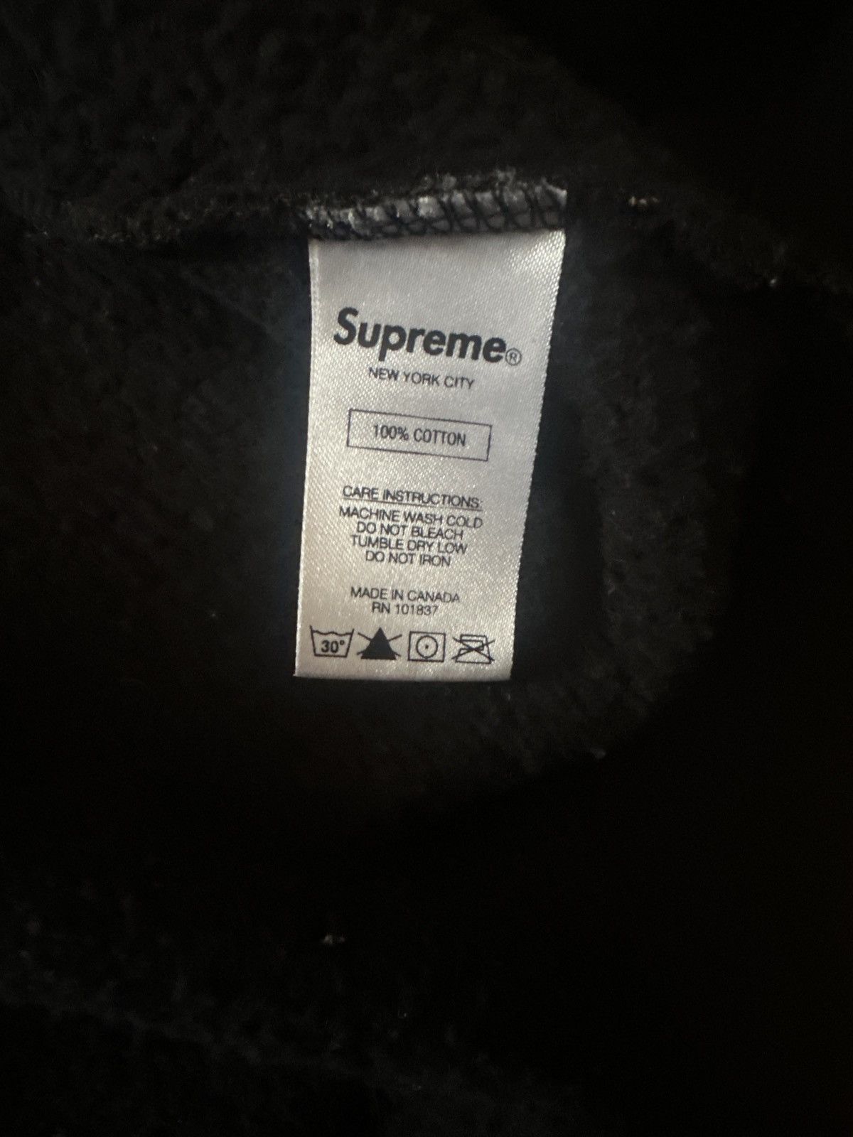 Supreme Supreme Repeat Zip Up Hooded Sweatshirt Black Size US L / EU 52-54 / 3 - 4 Thumbnail