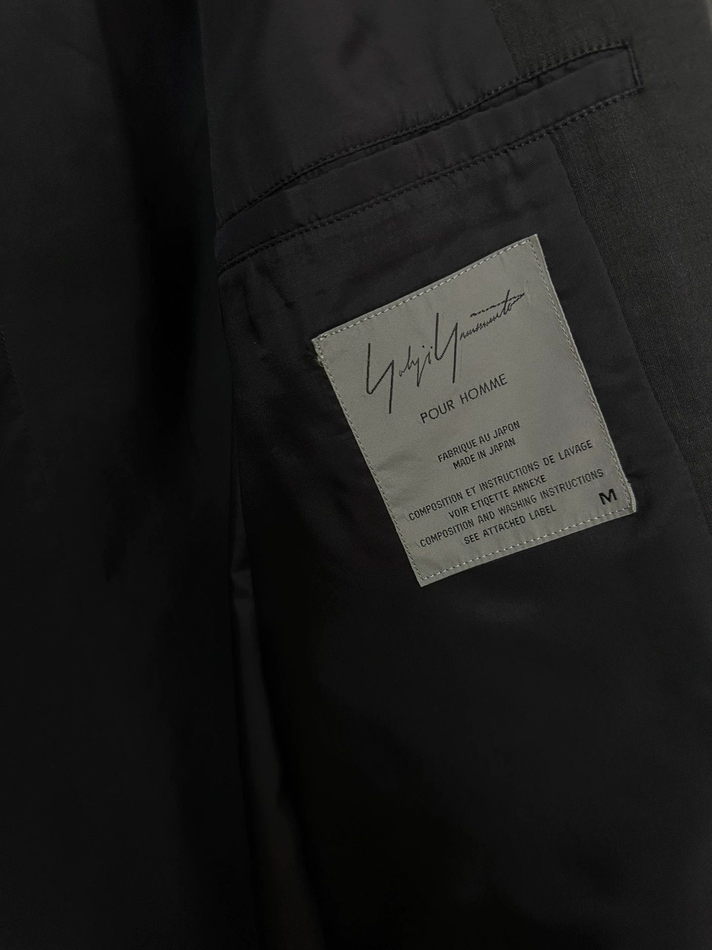 Yohji Yamamoto Yohji Yamamoto 98ss Black Linen Flower Embrd Jkt Size US M / EU 48-50 / 2 - 7 Thumbnail