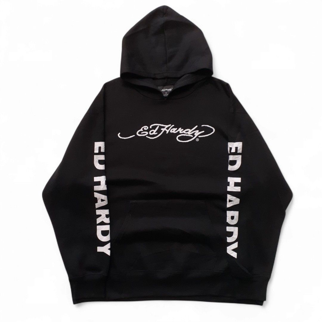 Ed Hardy Ed hardy hoodie skul moto print Size US L / EU 52-54 / 3 - 3 Thumbnail
