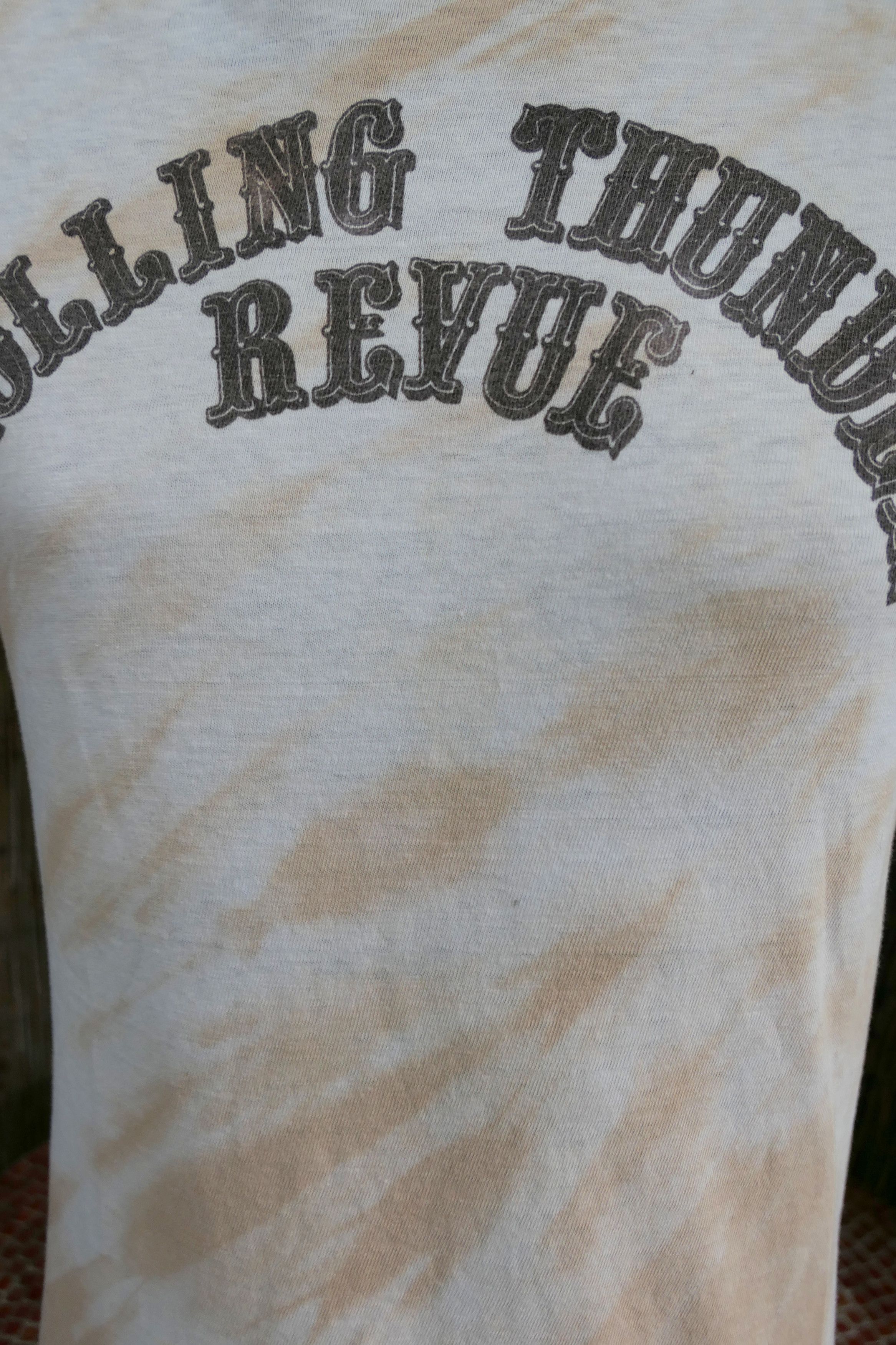 Vintage Vintage 1975 BOB DYLAN Rolling Thunder Review T Shirt Medium Size US M / EU 48-50 / 2 - 7 Thumbnail