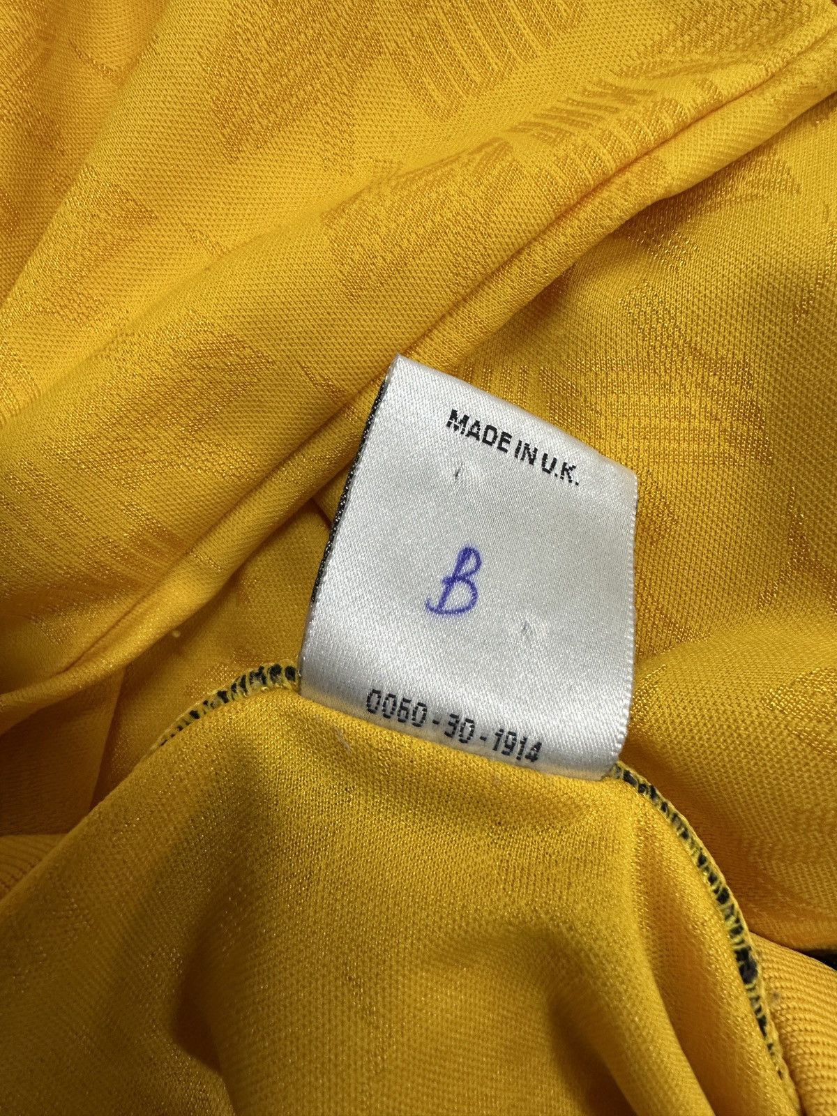 Puma 80S Vintage Puma KING polo soccer jersey monogram yellow Size US L / EU 52-54 / 3 - 4 Thumbnail