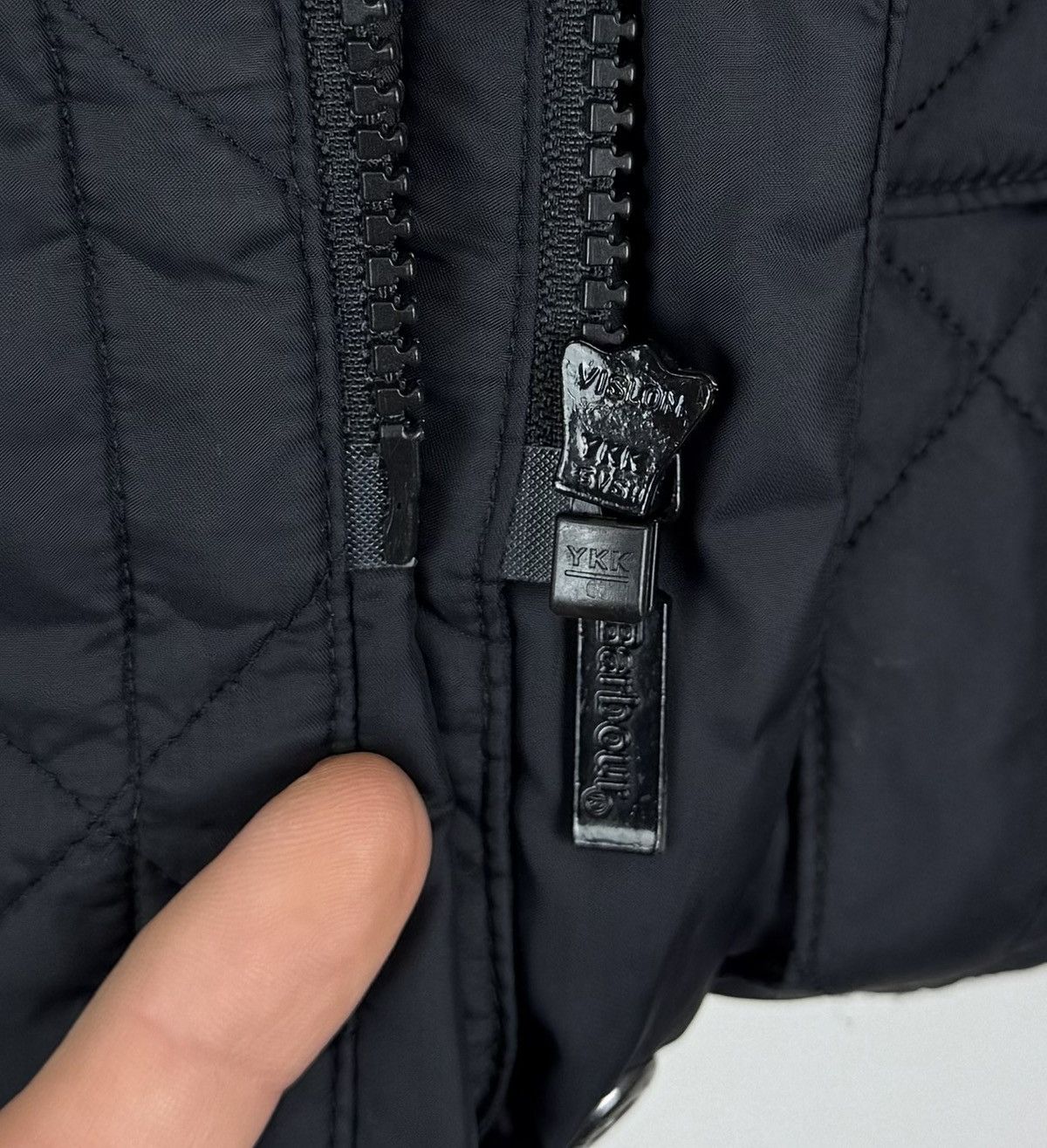 Barbour Barbour International Quilted Ariel Full Zip Jacket Black Size US XXS / EU 40 - 9 Thumbnail