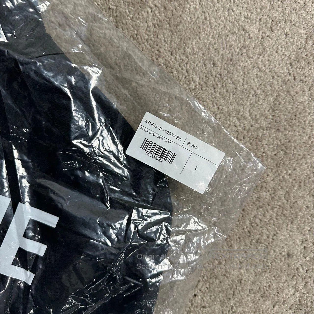 WE11DONE WE11DONE Strappy cropped shirt| Size L / US 10 / IT 46 - 8 Thumbnail