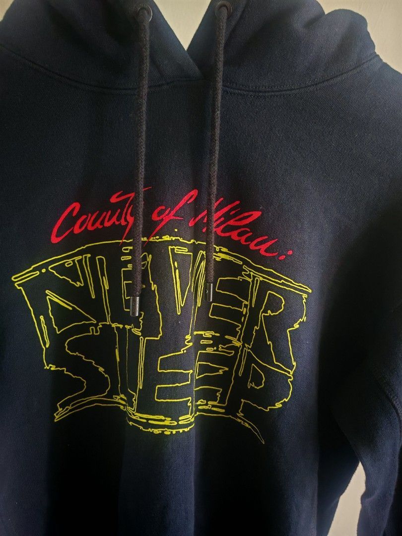 Marcelo Burlon Marcelo Burlon Black Cat Hoodie Never Sleep Size US M / EU 48-50 / 2 - 2 Thumbnail