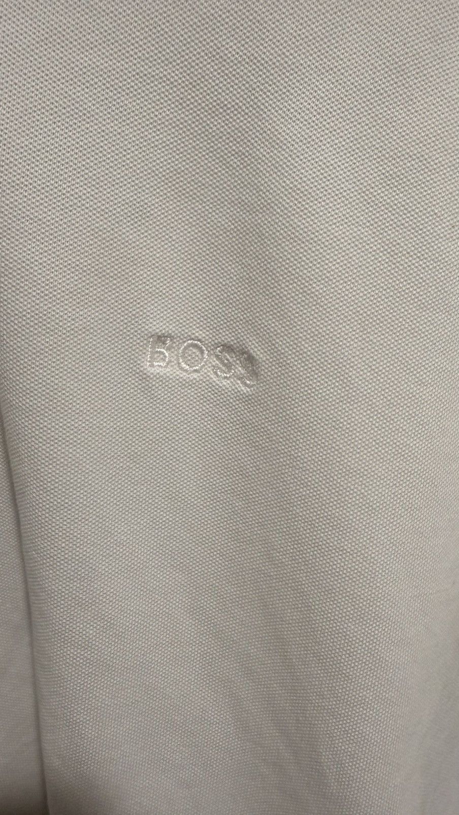Hugo Boss BOSS White Polo Shirt Size US L / EU 52-54 / 3 - 4 Thumbnail