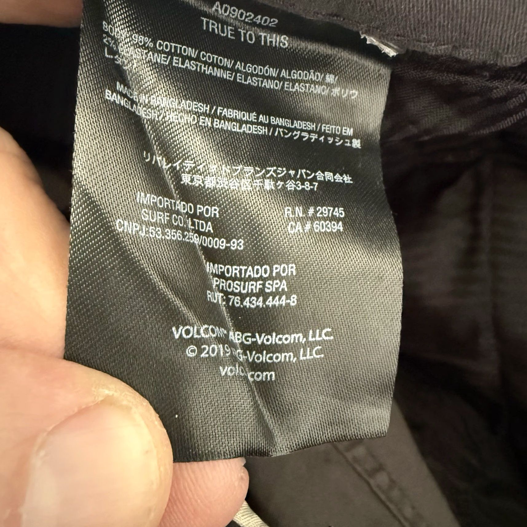 Volcom VINTAGE -> No Size US 29 - 6 Thumbnail