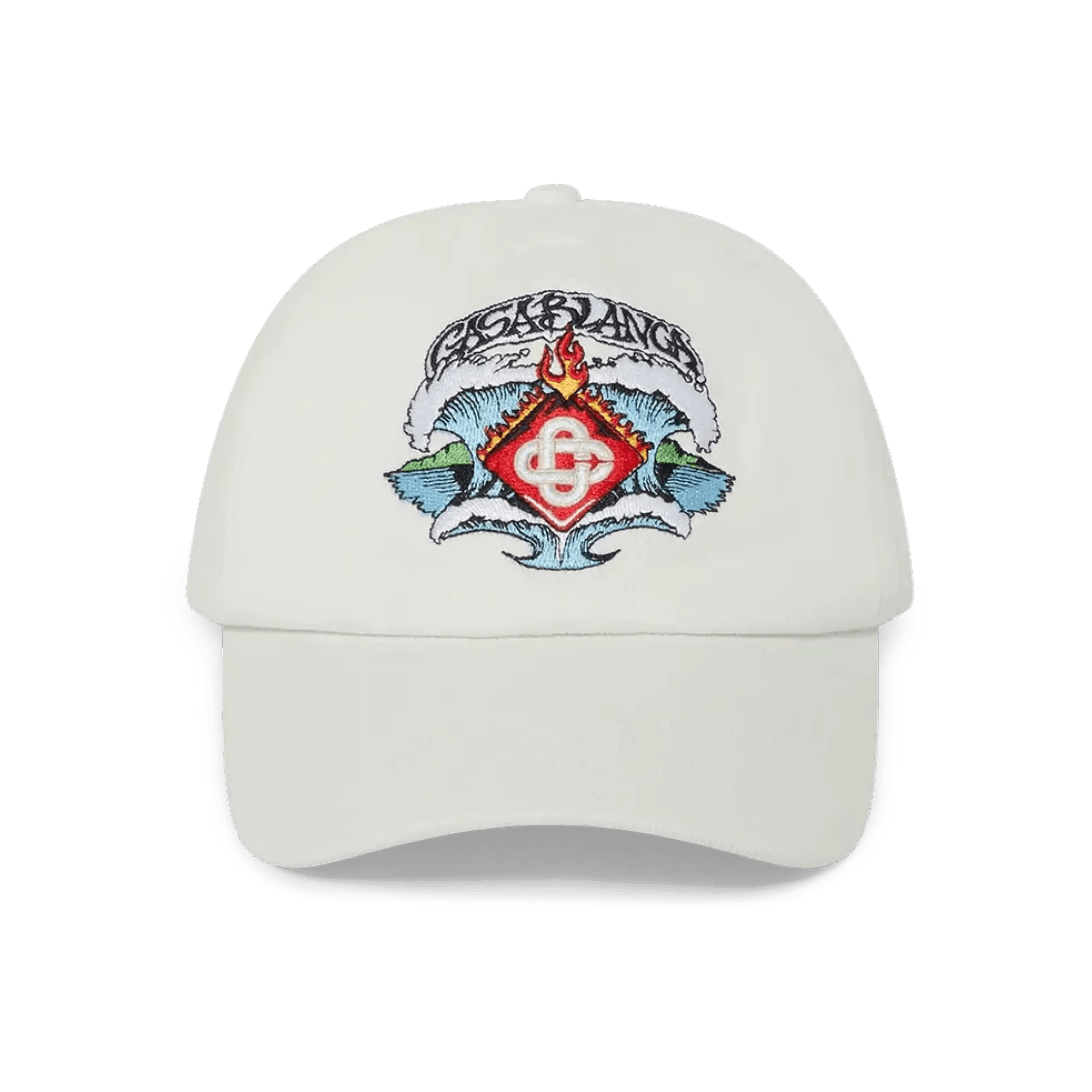 Casablanca Waves Cap White Size ONE SIZE - 1 Thumbnail