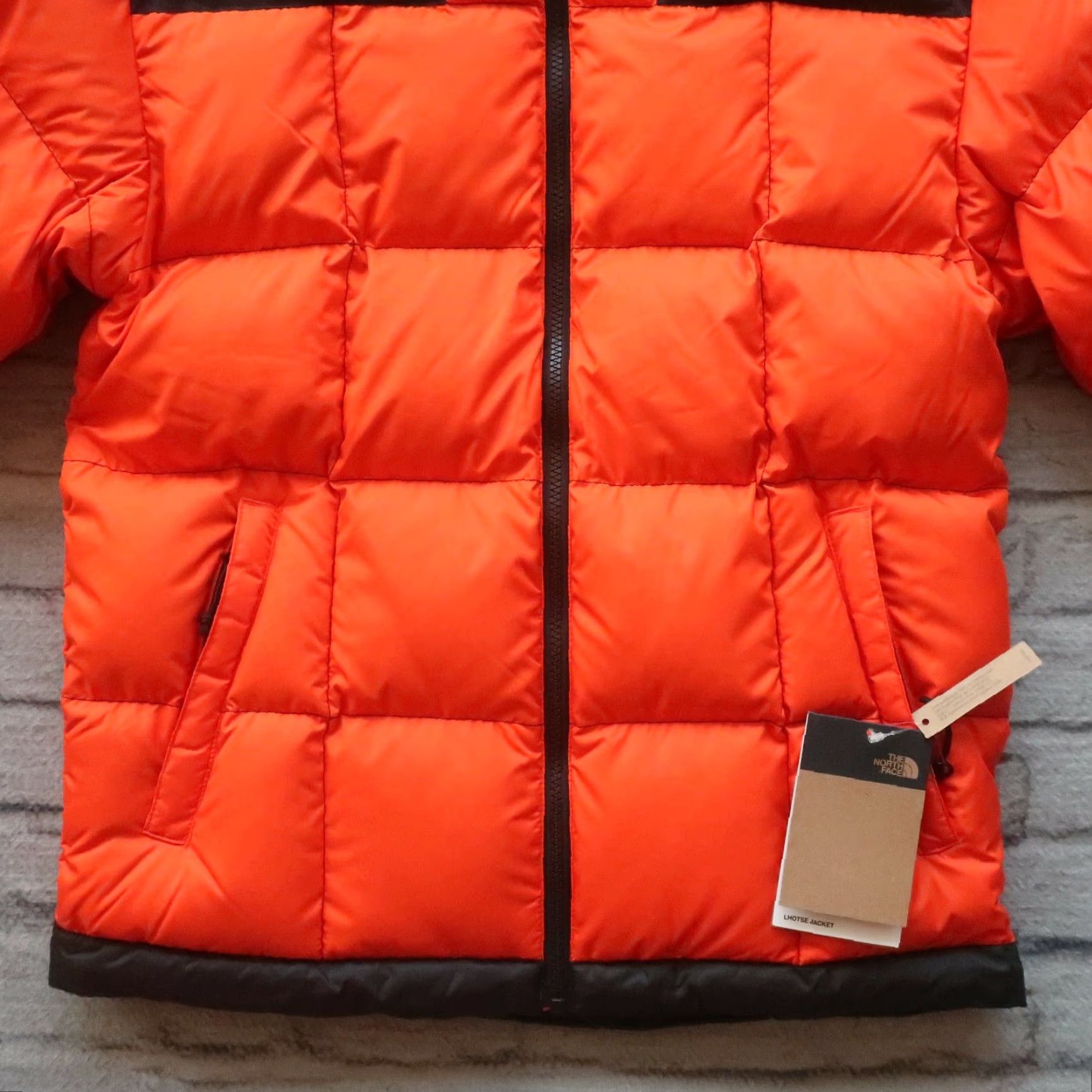 The North Face VINTAGE North Face 700 Down Lhotse Puffer Jacket XS Tangerine / Black Mens Jacket Size US XL / EU 56 / 4 - 4 Thumbnail