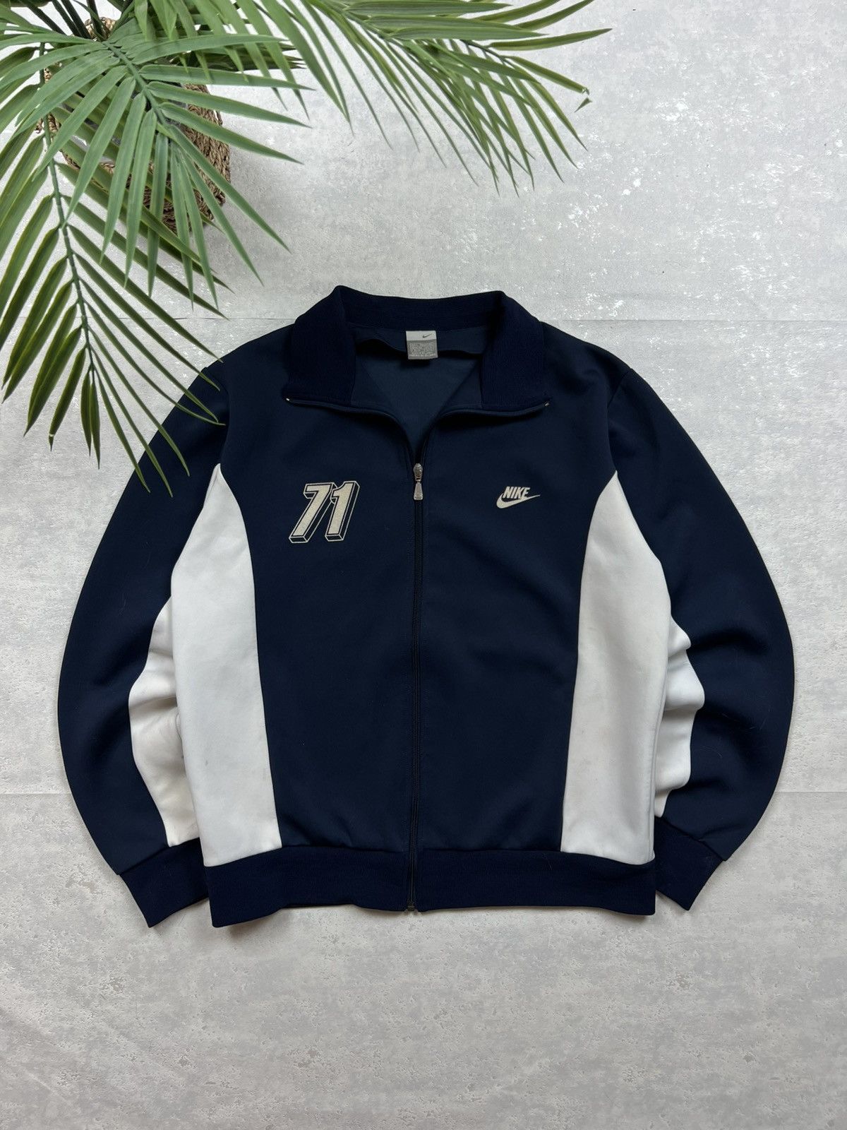 Nike 90s Nike Athletic Big Logo Vintage Y2K Retro Track Jacket Size US L / EU 52-54 / 3 - 2 Thumbnail