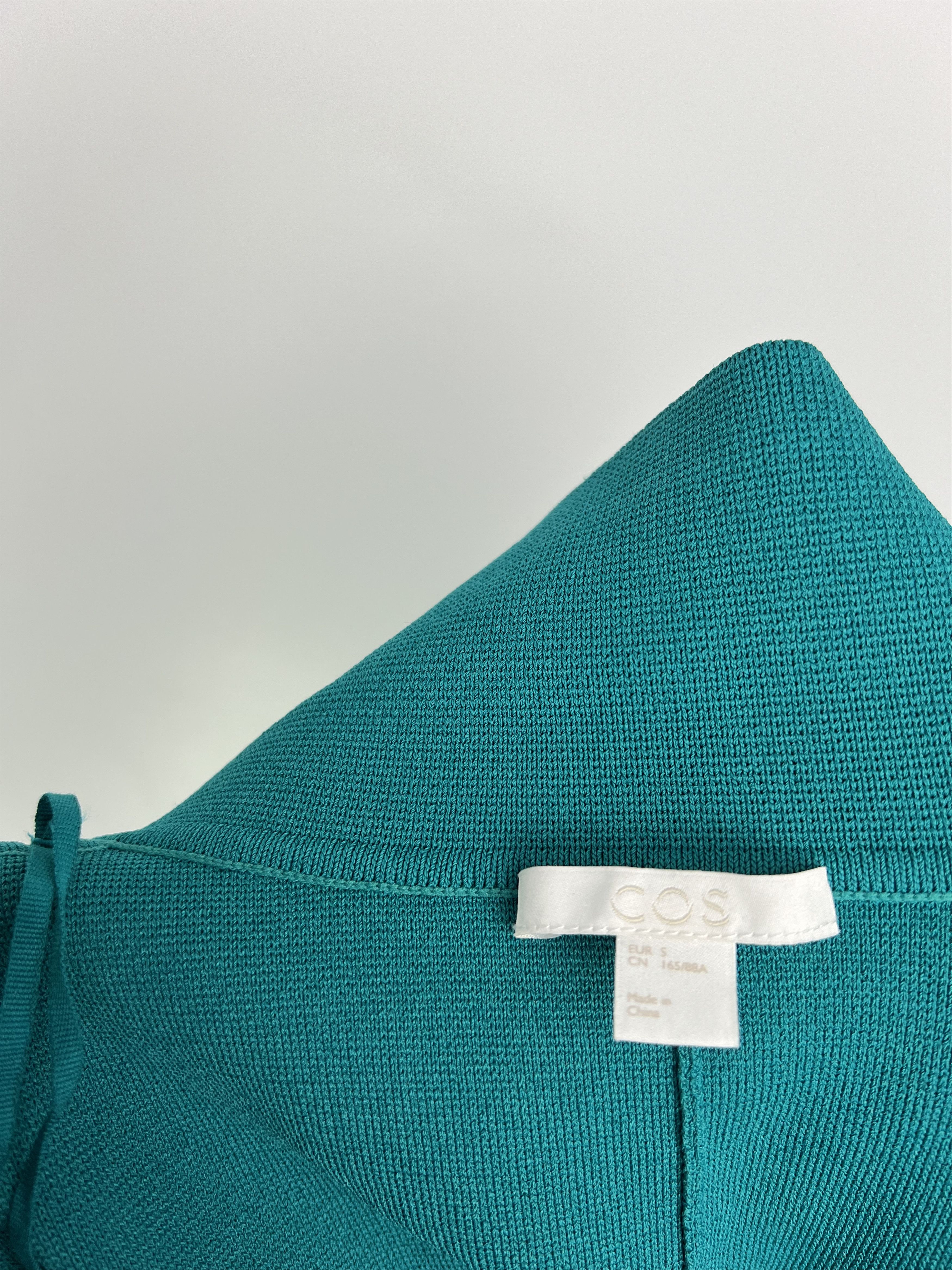 Cos COS Women's Turquoise Full Zip Jacket Size S Size S / US 4 / IT 40 - 11 Thumbnail