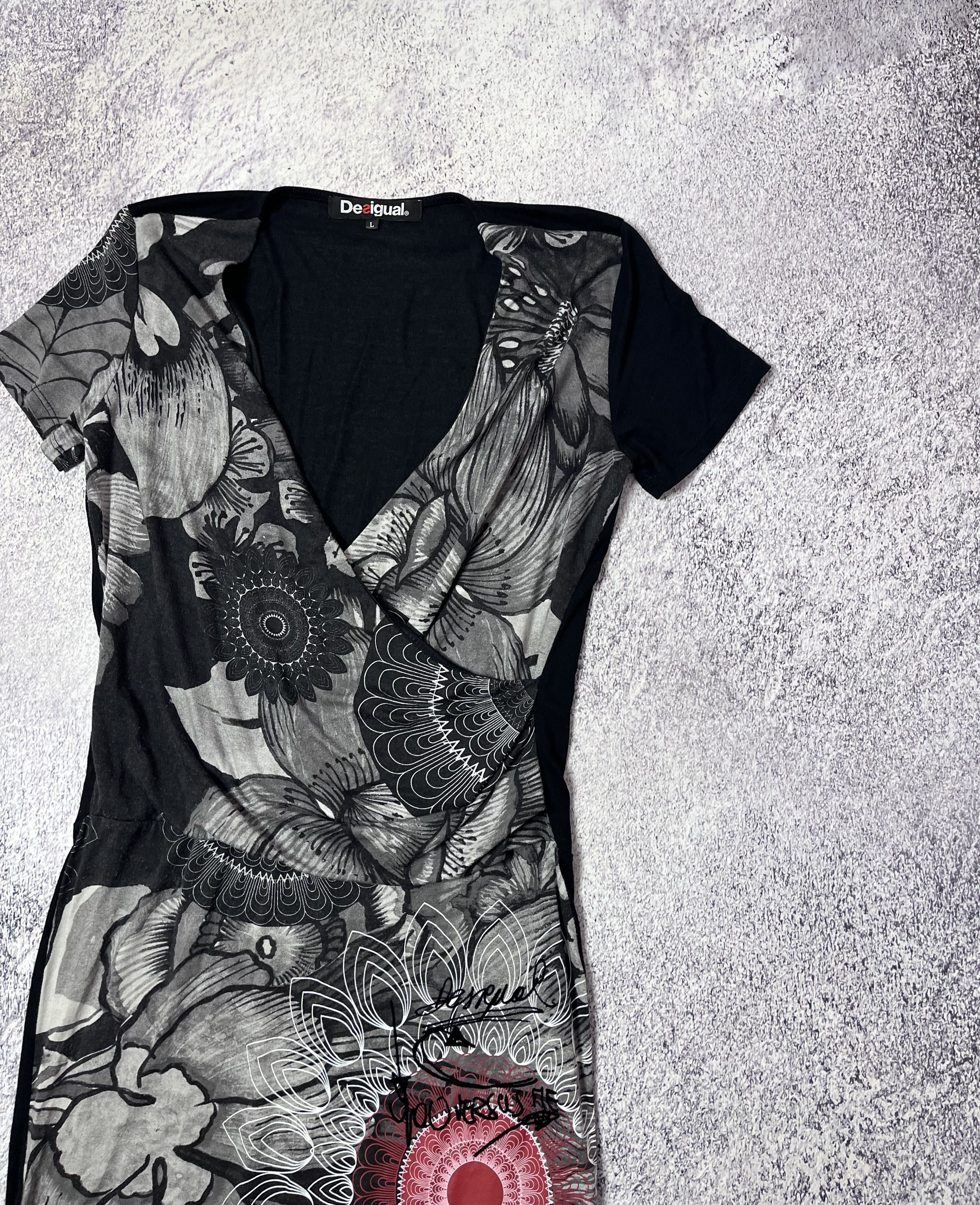 Designer × Japanese Brand Women’s dress Desigual size L Y2K Size L / US 10 / IT 46 - 4 Thumbnail