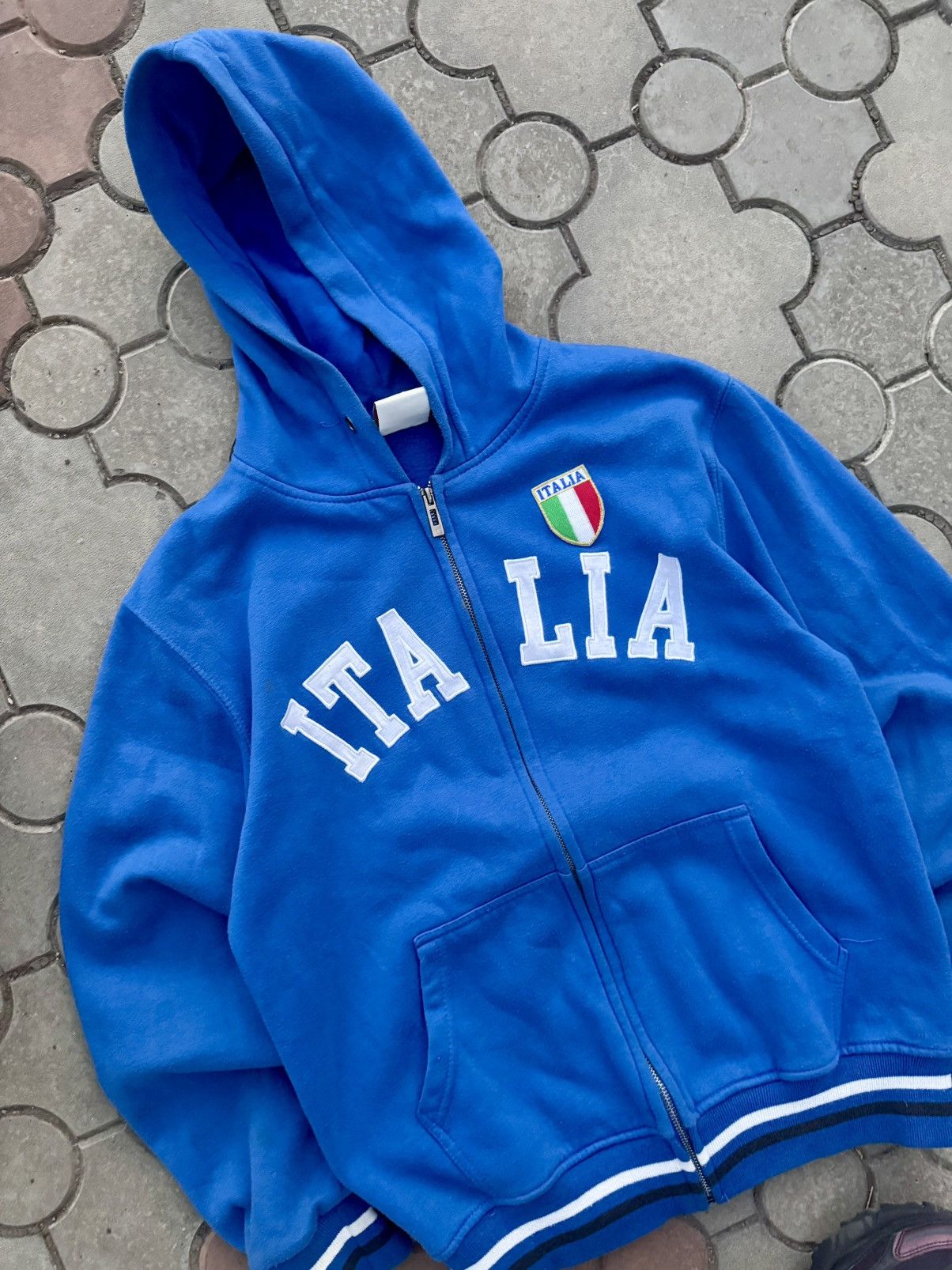 If Six Was Nine Vintage Italia Spell Out Y2K Zip Hoodie Size US M / EU 48-50 / 2 - 3 Thumbnail