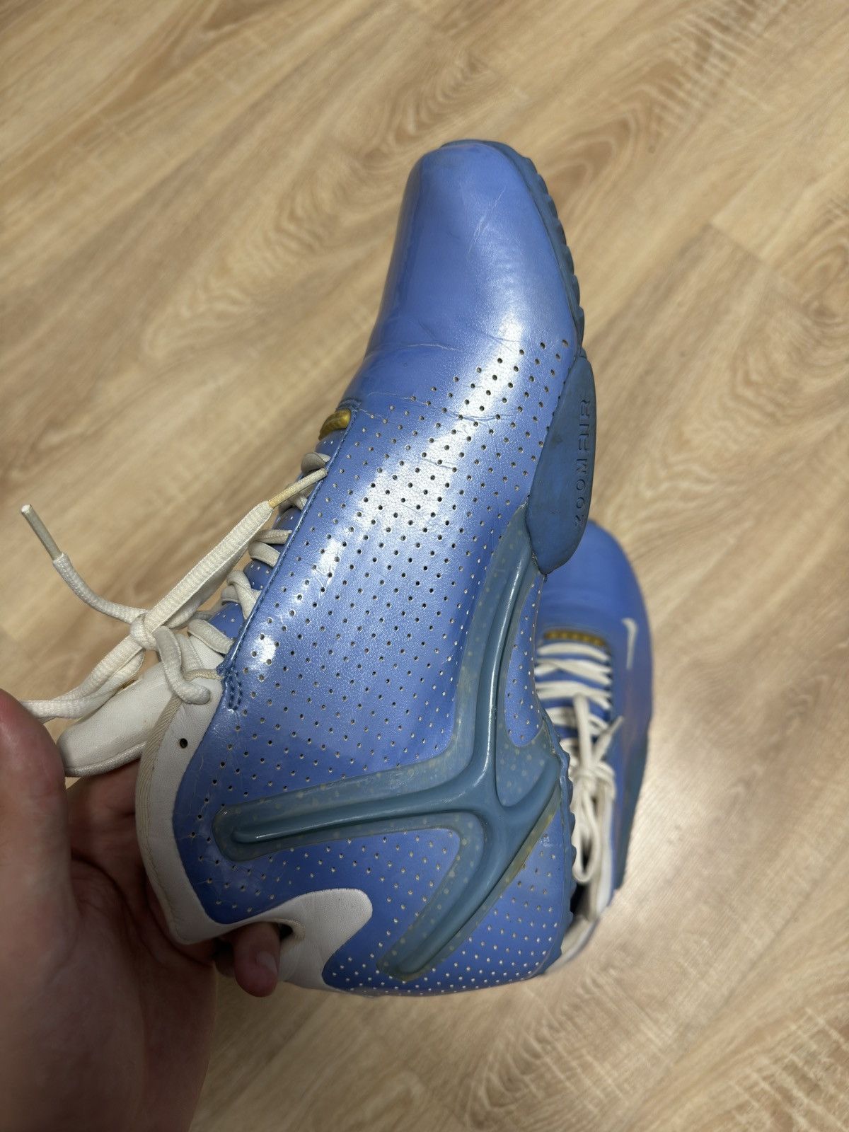 Nike Nike Air Hyper Flight 'Columbia Blue' 2001 basketball shoes Size US 10.5 / EU 43-44 - 5 Thumbnail