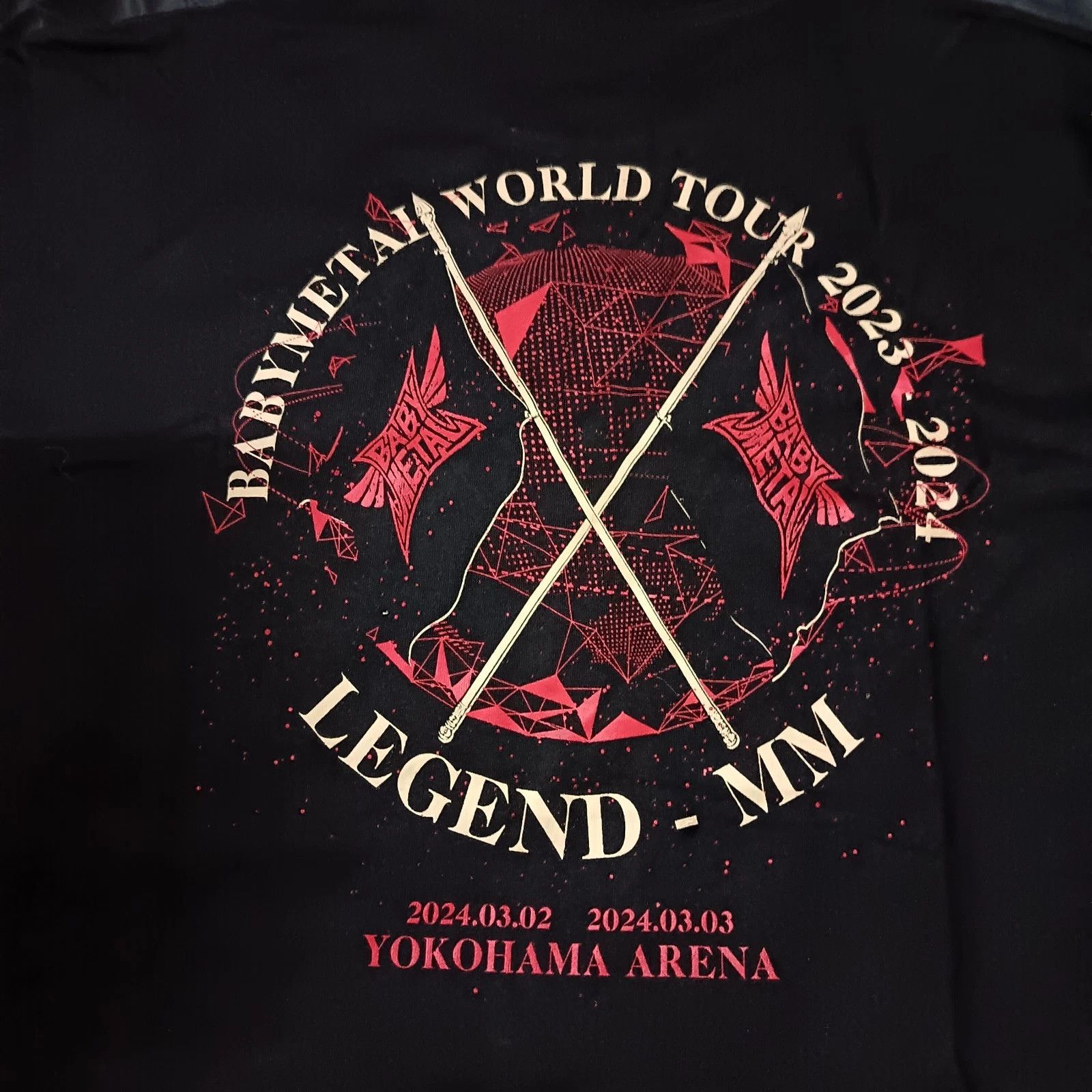 Band Tees Babymetal "New World" Legend MM Yokohama Arena Metal Tee Size US XL / EU 56 / 4 - 5 Thumbnail